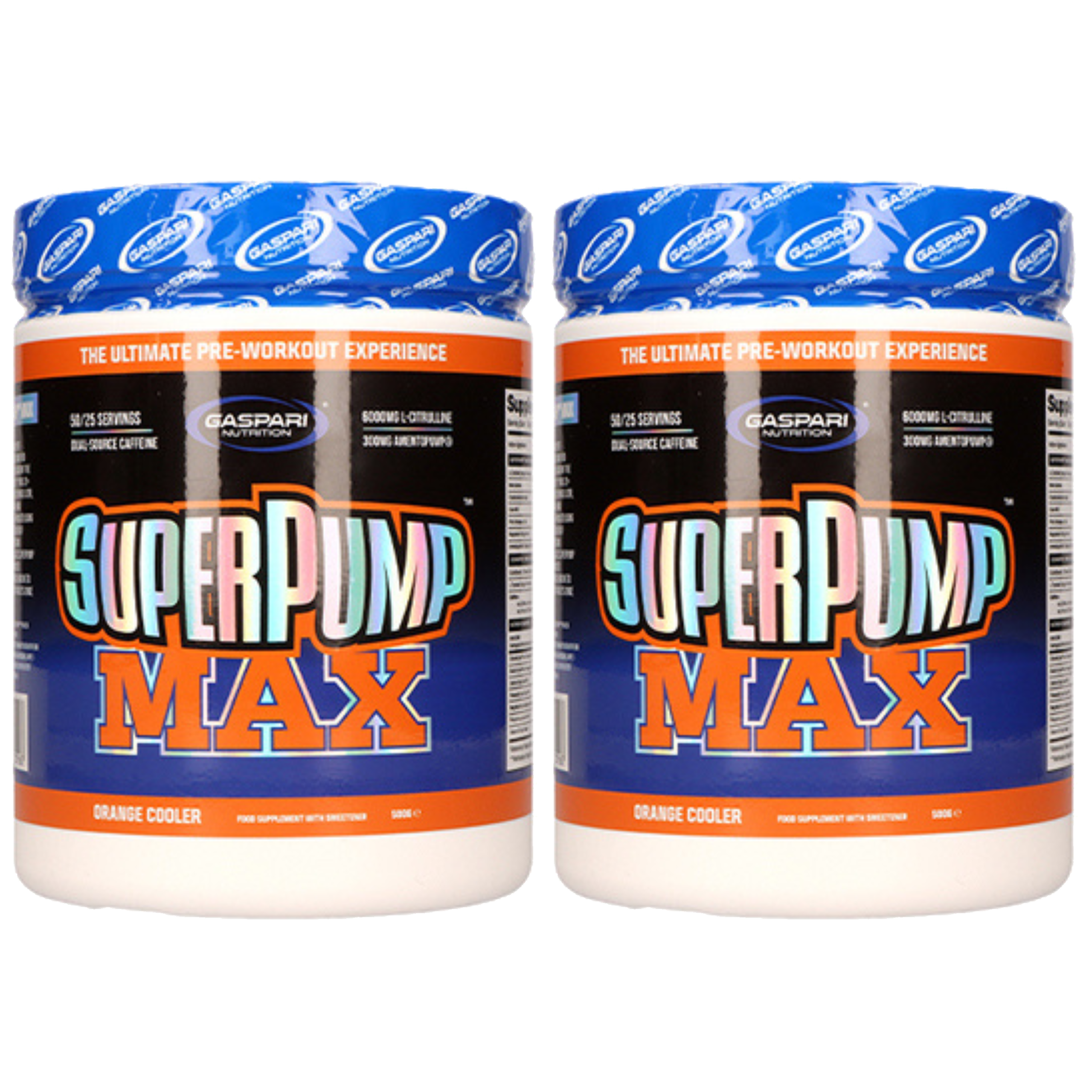 GASPARI NUTRITION - Super Pump Max - 2x 500g - Orange Cooler