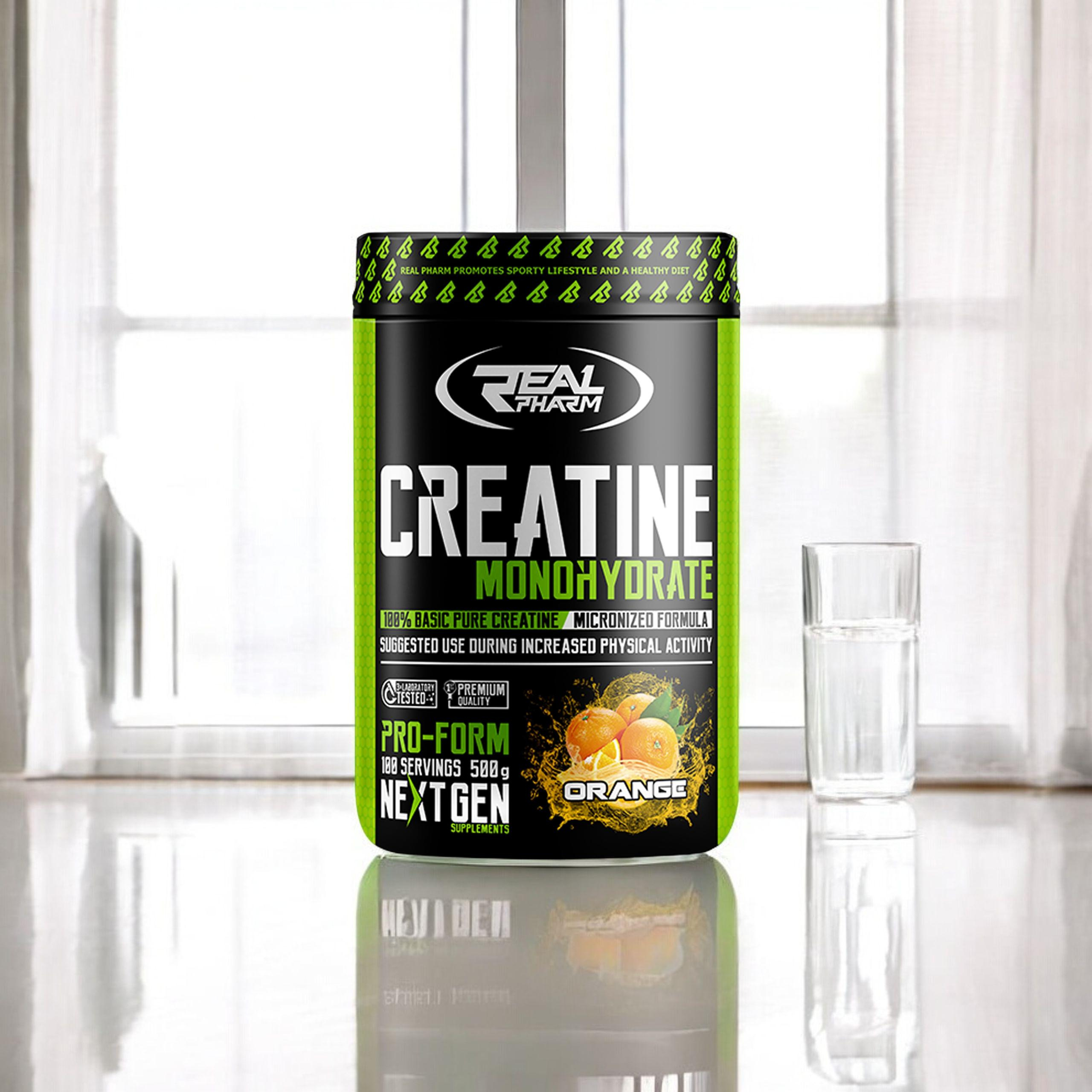 REAL PHARM Creatine Monohydrate - 3x 500g