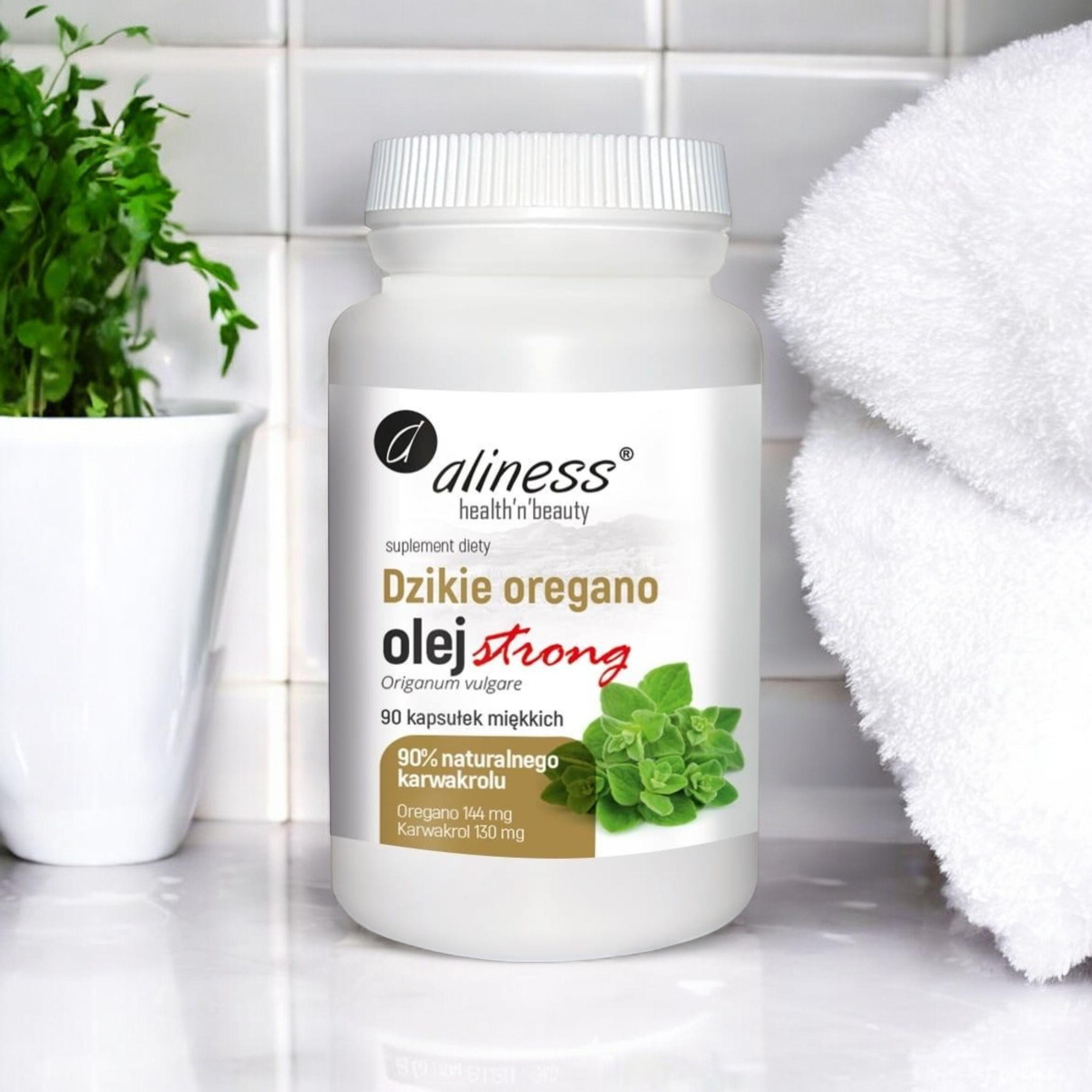 ALINESS - Oregano Olej Strong 100% Natural - 2x 90vcaps.