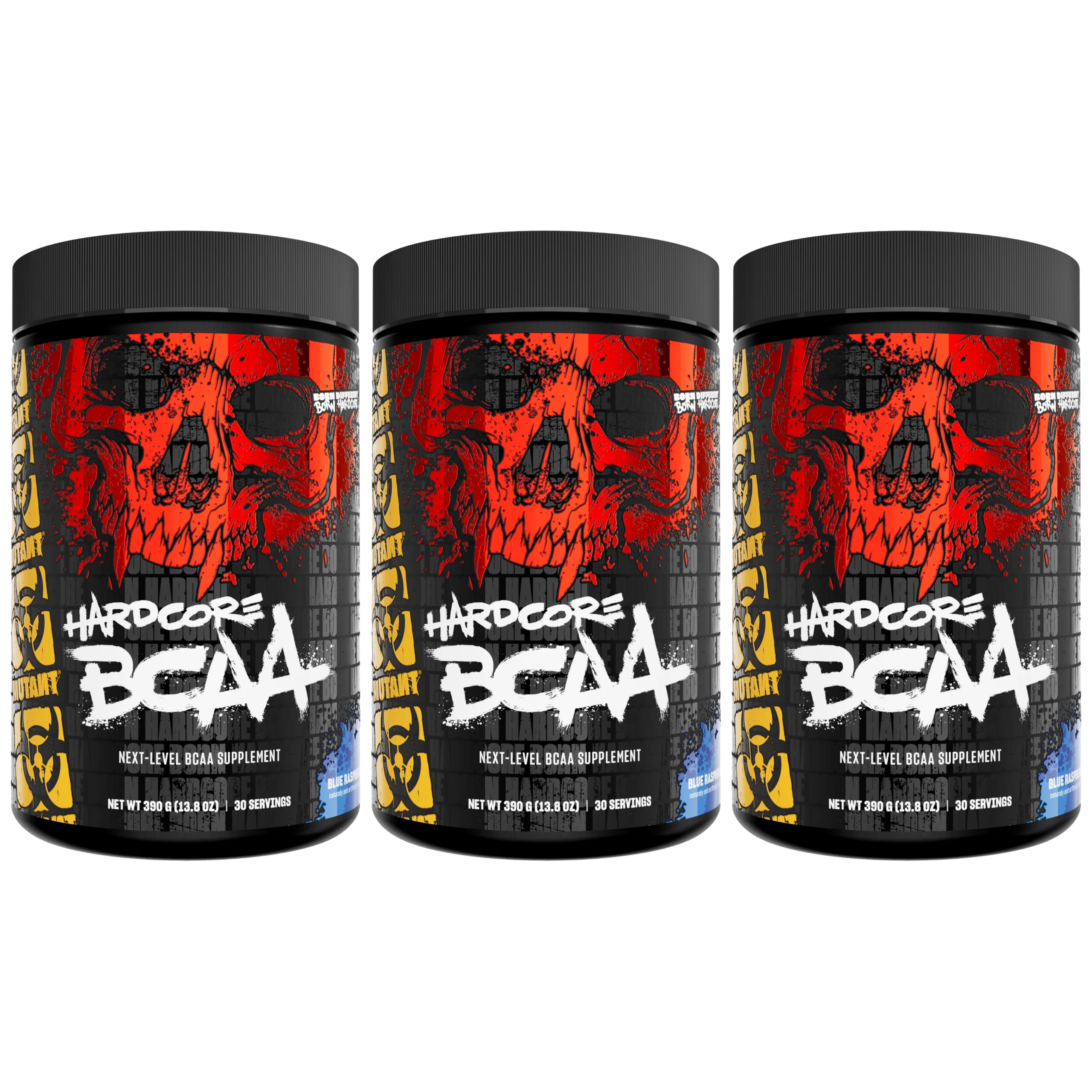 MUTANT - Hardcore BCAA - 3x 390g - Blue Raspberry