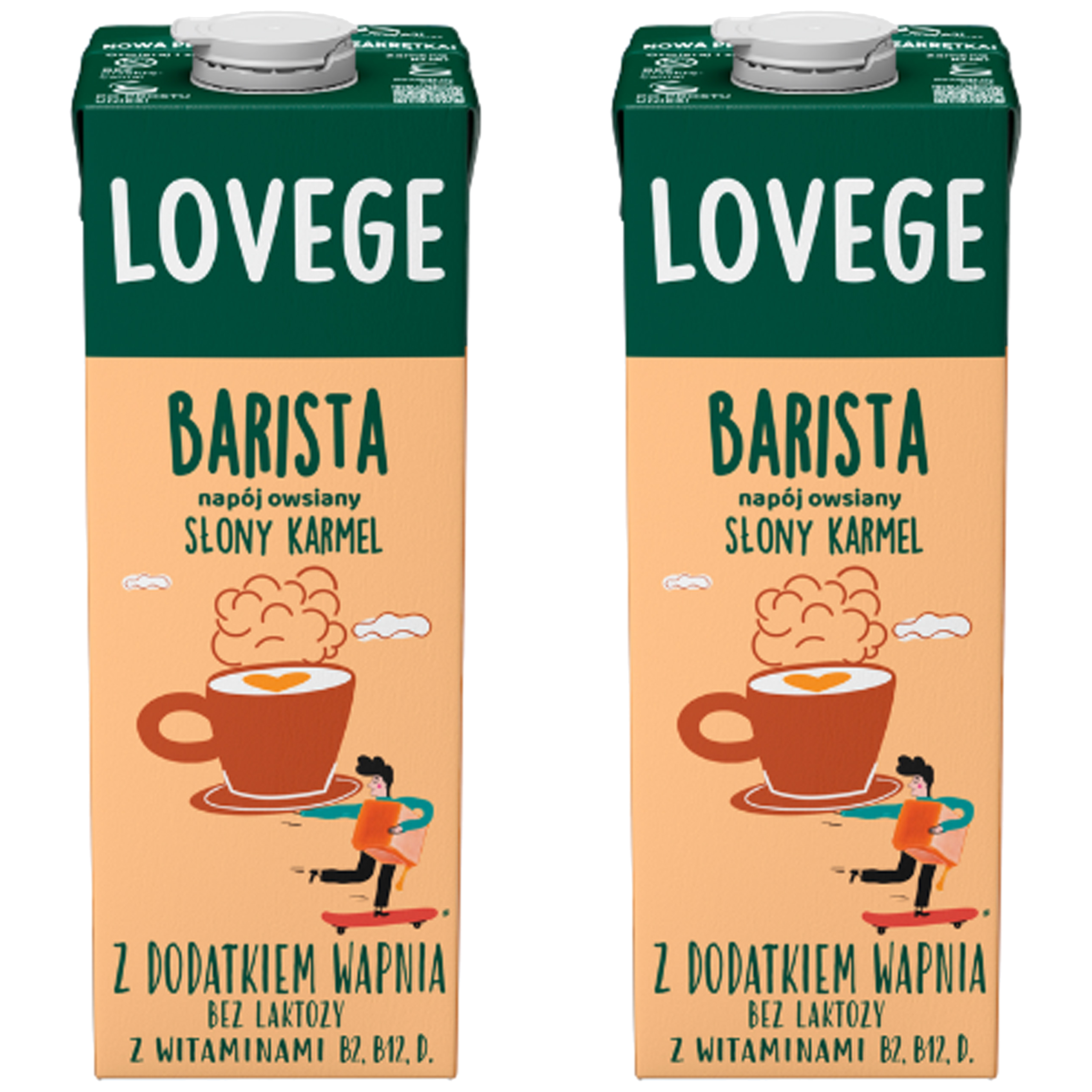SANTE - Napój Lovege Owsiany Barista - 2x 330ml - Słony Karmel