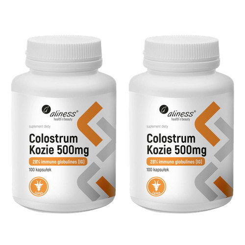 Aliness Colostrum Kozie 500mg - 2x 100caps.