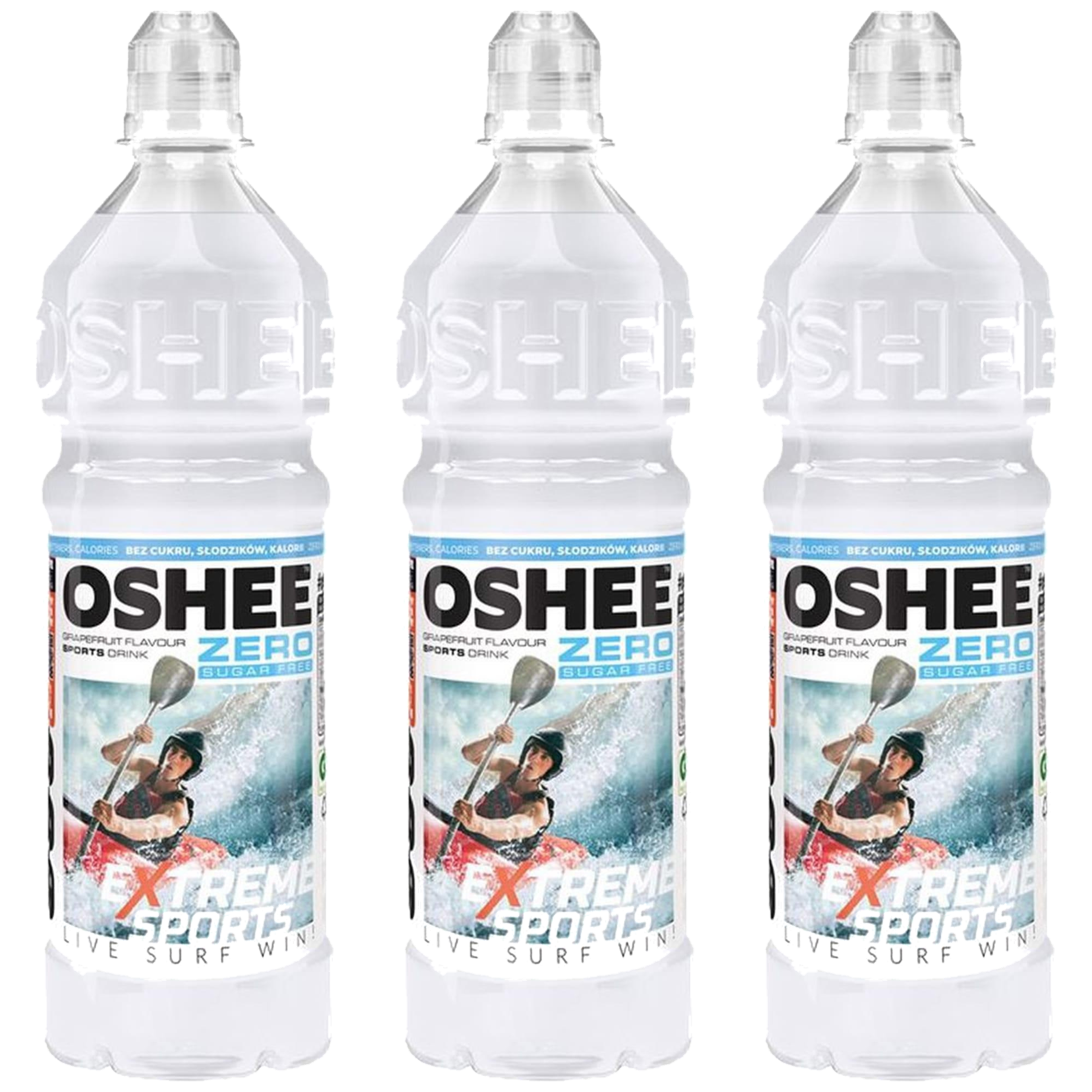 OSHEE - Zero Drink - 3x 750ml - Grapefruit