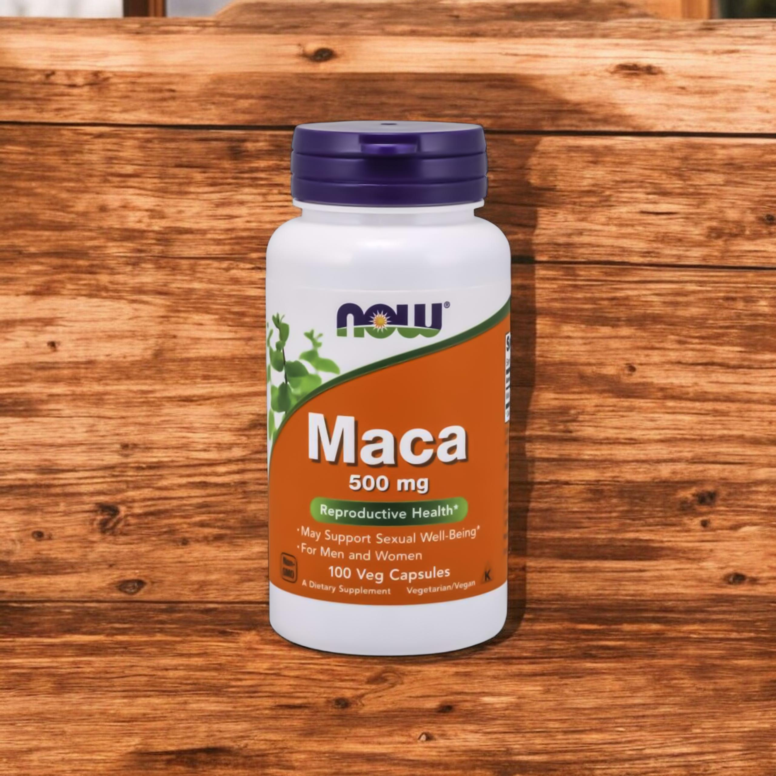 NOW Maca 500mg - 2x 100vcaps