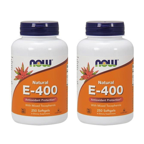 NOW Vitamin E-400 MT - 2x 250softgels