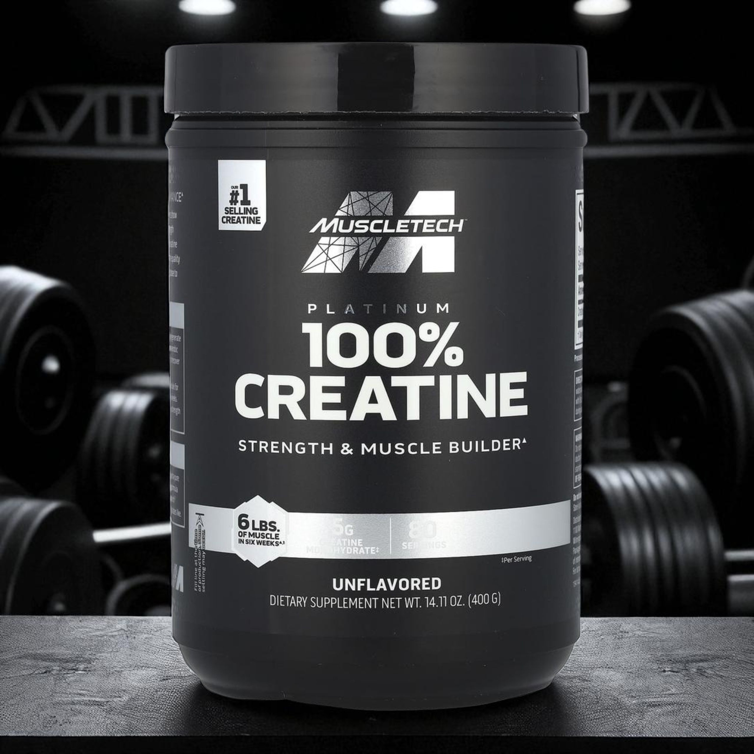 MUSCLE TECH Platinum Creatine - 2x 400g