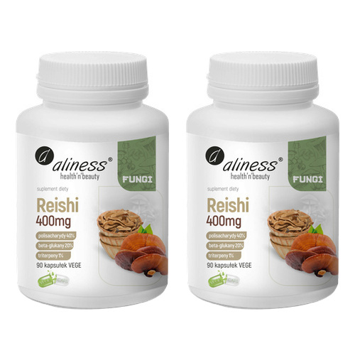 ALINESS - Reishi 400mg - 2x 90vcaps.
