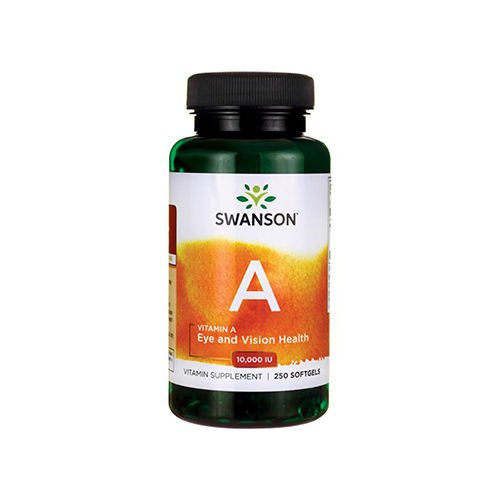 SWANSON Vitamin A 10000IU - 3x 250softgels