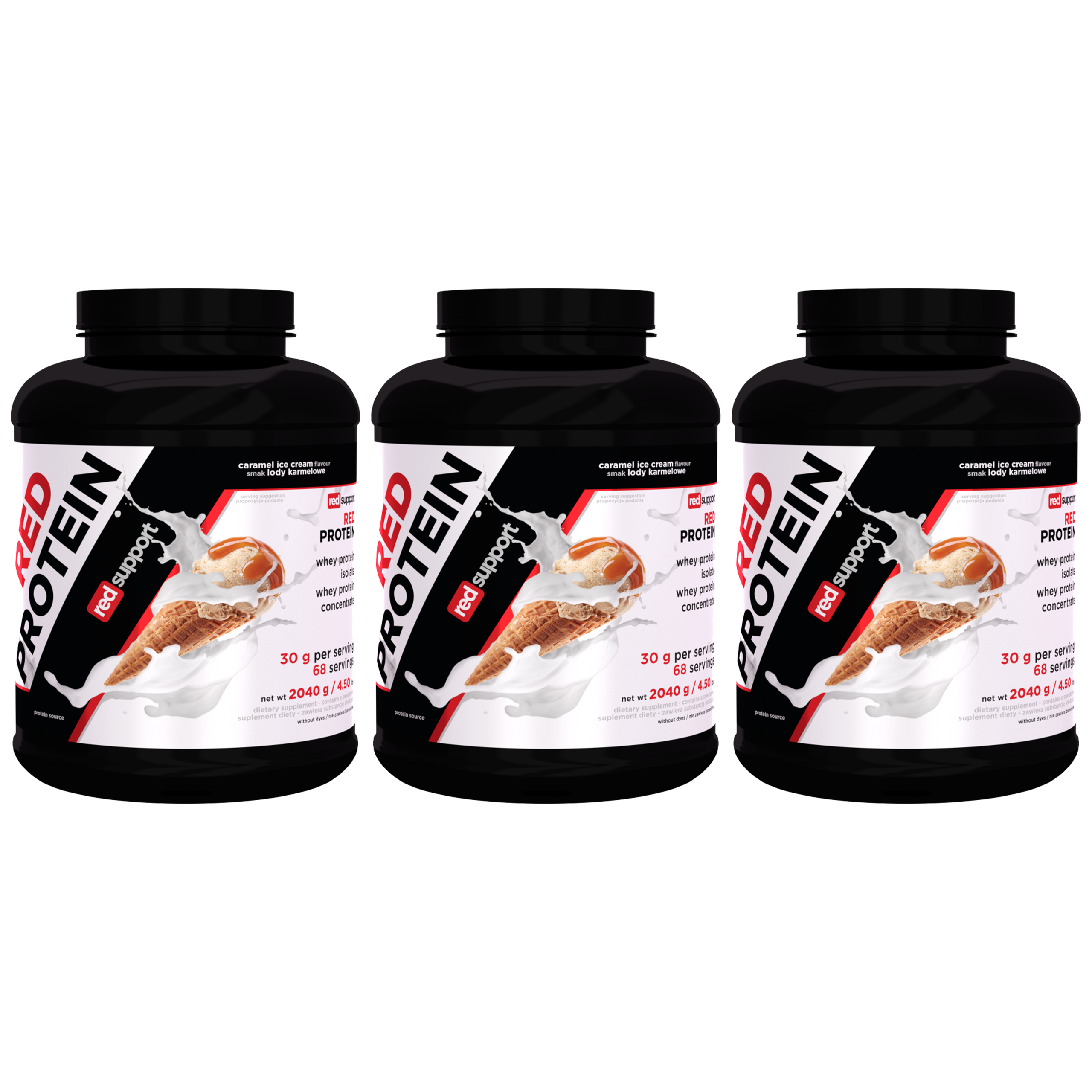 RED SUPPORT Red Protein - 3x 2040g