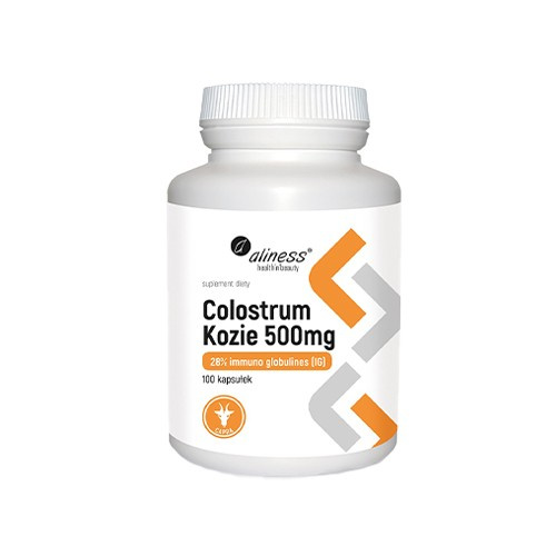 Aliness Colostrum Kozie 500mg - 100caps.