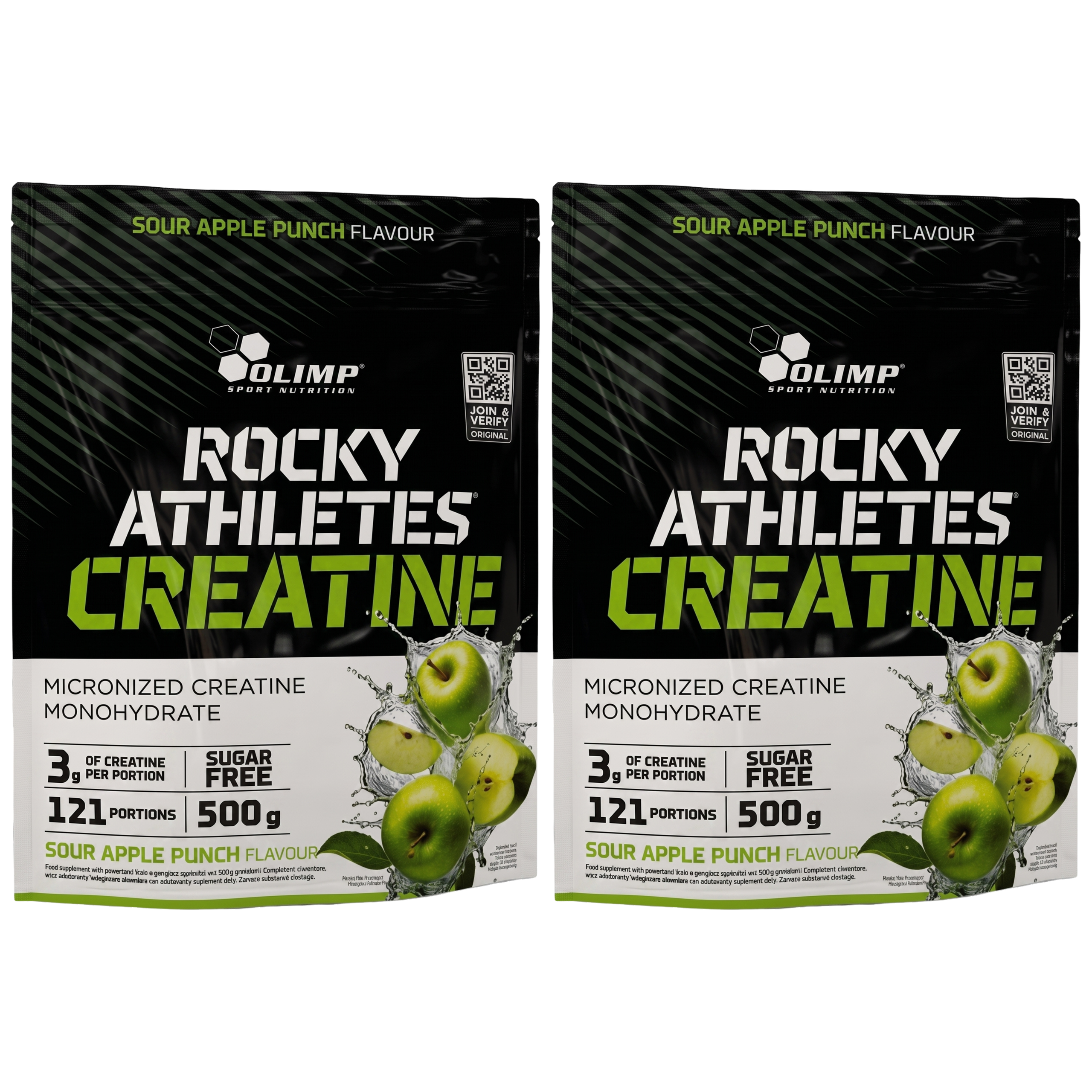 OLIMP Rocky Athletes Creatine - 2x 500g