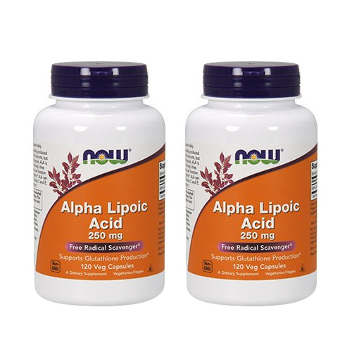 NOW Alpha Lipoic Acid 250mg - 2x 120vcaps