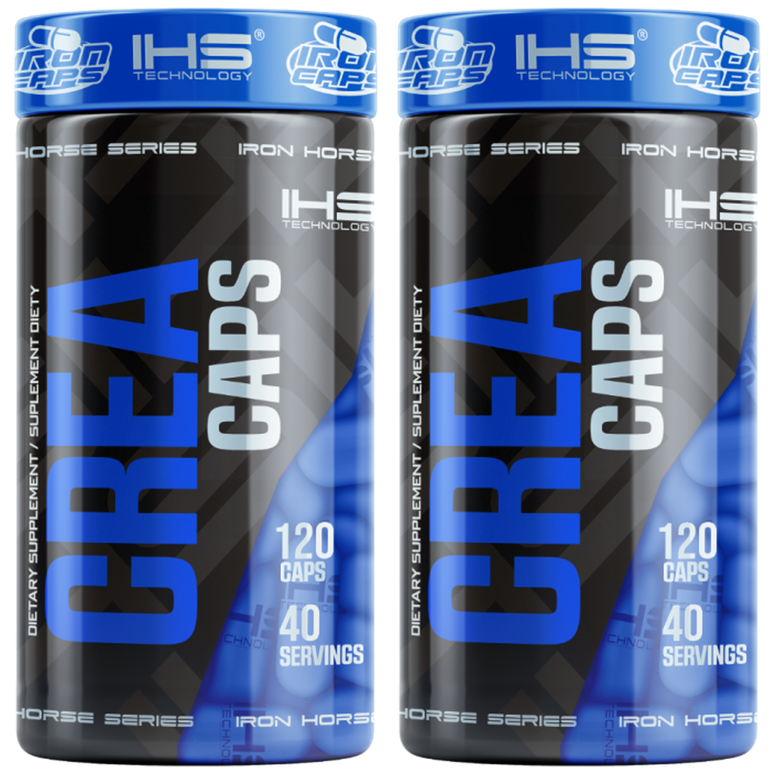 IRON HORSE - 2x crea 120caps.