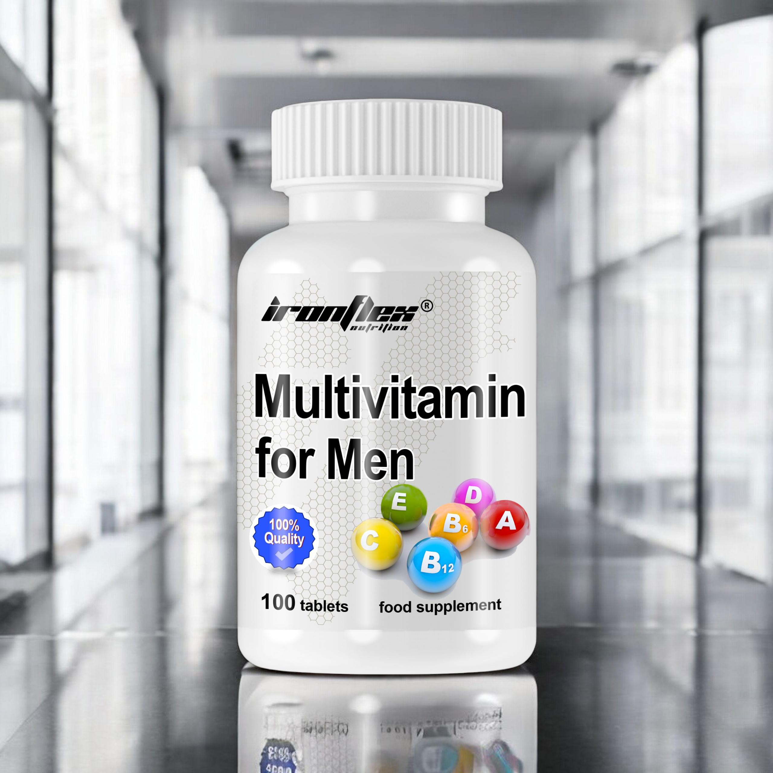 IRONFLEX Multivitamin for Men - 100tabs