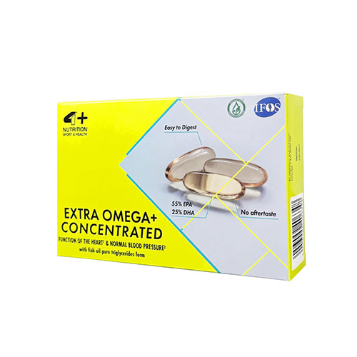 4+ NUTRITION Extra Omega+ - 60softgels - WYPRZEDAŻ - 30-09