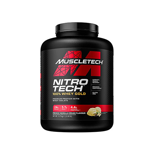 MUSCLE TECH Nitro Tech 100% Whey Gold - 3x 2270g