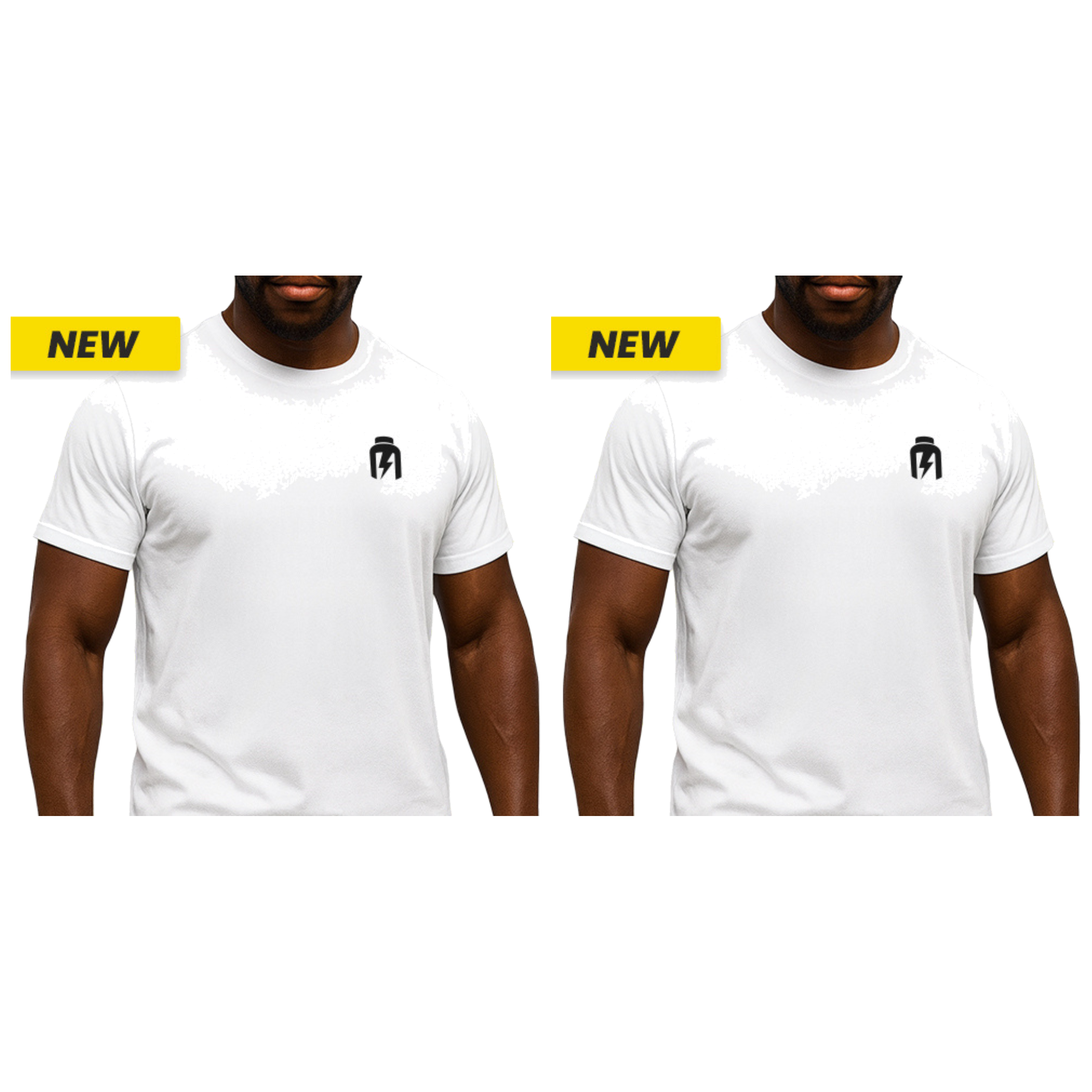 HIRO.LAB T-Shirt White Classic — zestaw 2x