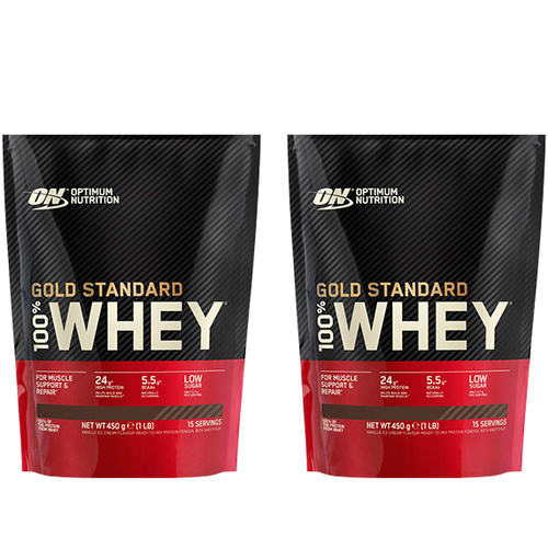 OPTIMUM NUTRITION Whey Gold Standard Bag - 2x 465g