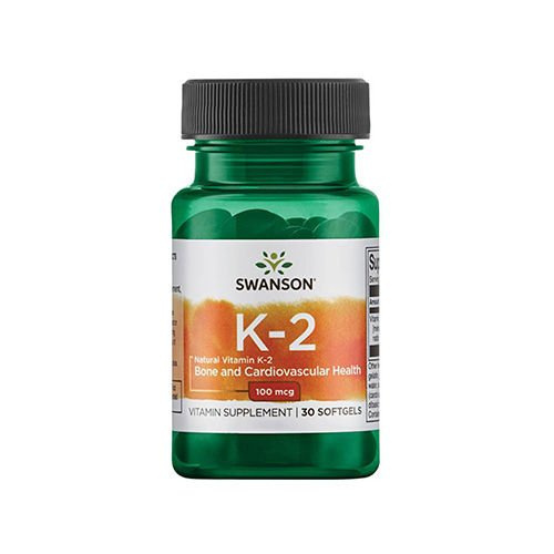 SWANSON Vitamin K2 100mcg - 2x 30softgel