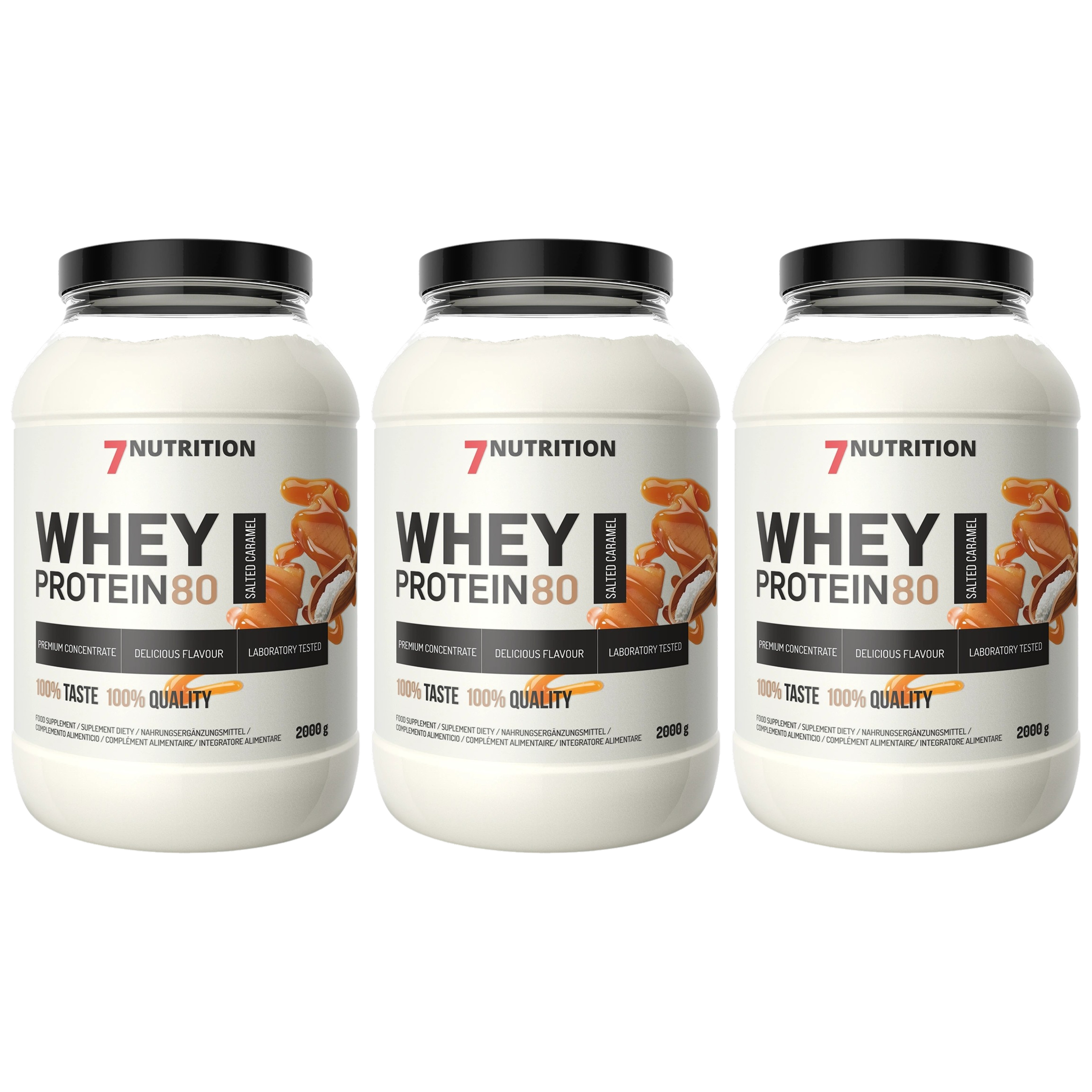 7 NUTRITION - Whey Protein 80 - 3x 2000g