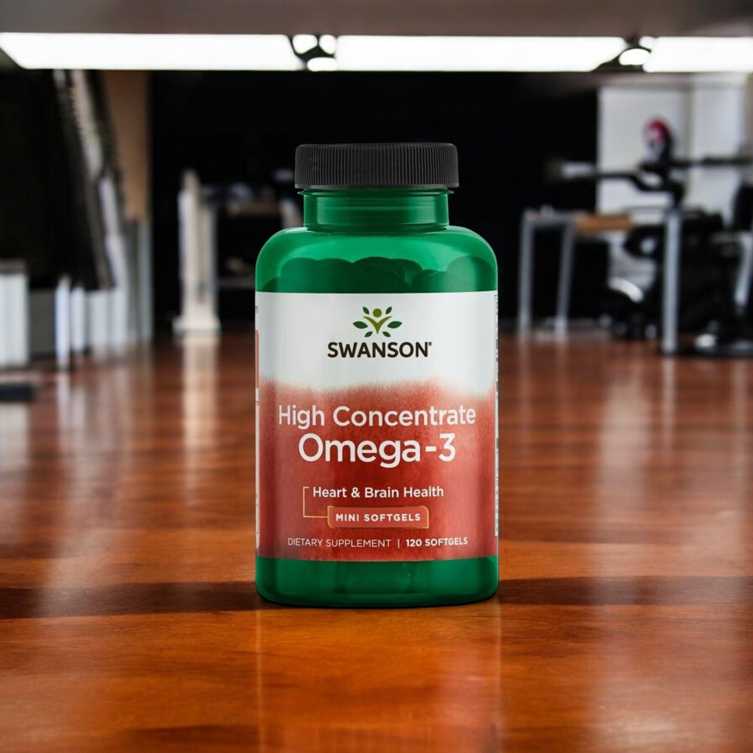 SWANSON Omega 3 High Concentrate - 2x 120softgels