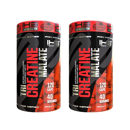 IRON HORSE Tri Creatine Malate - 2x 120caps