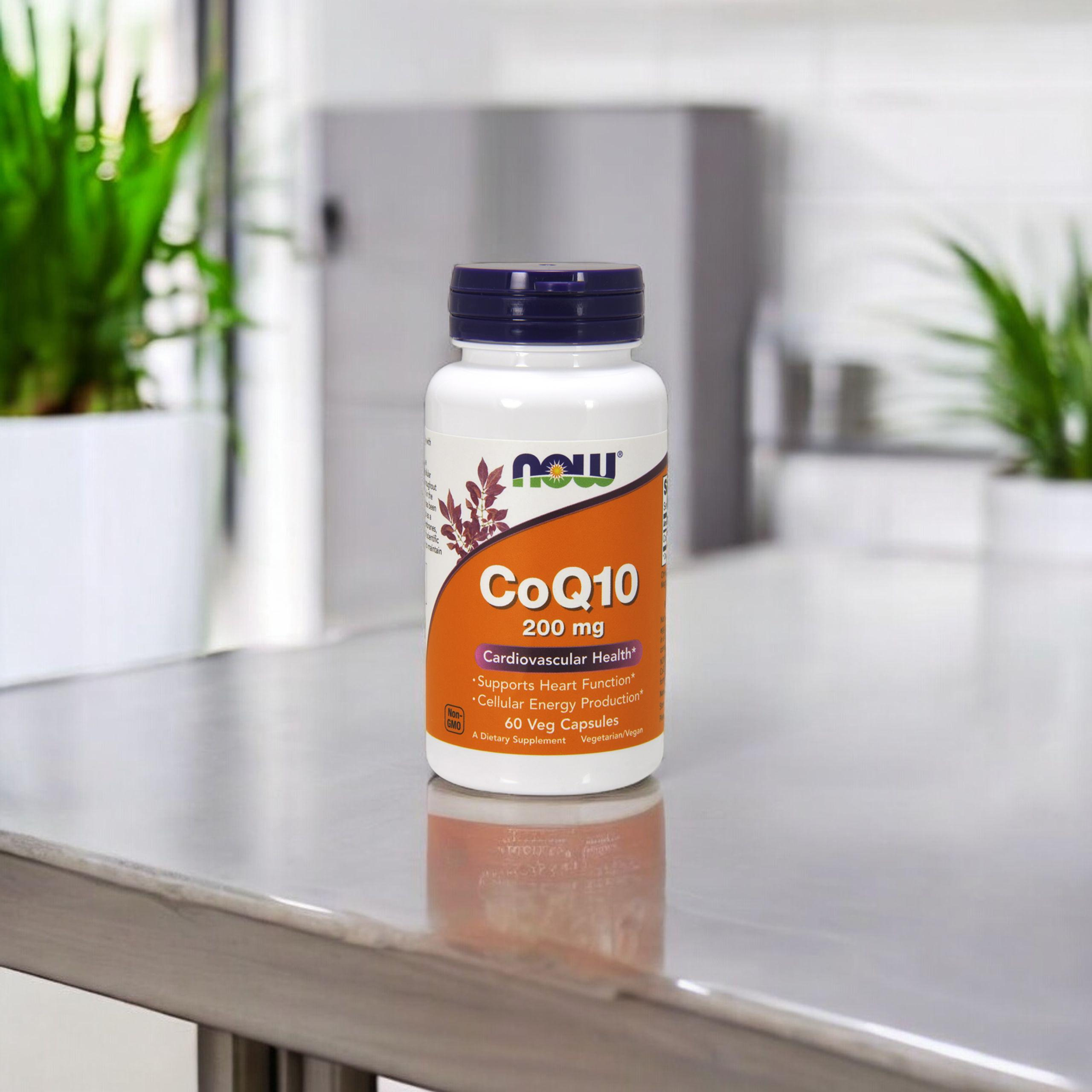 NOW CoQ10 ( Koenzym Q10 ) 200mg - 2x 60vegcaps
