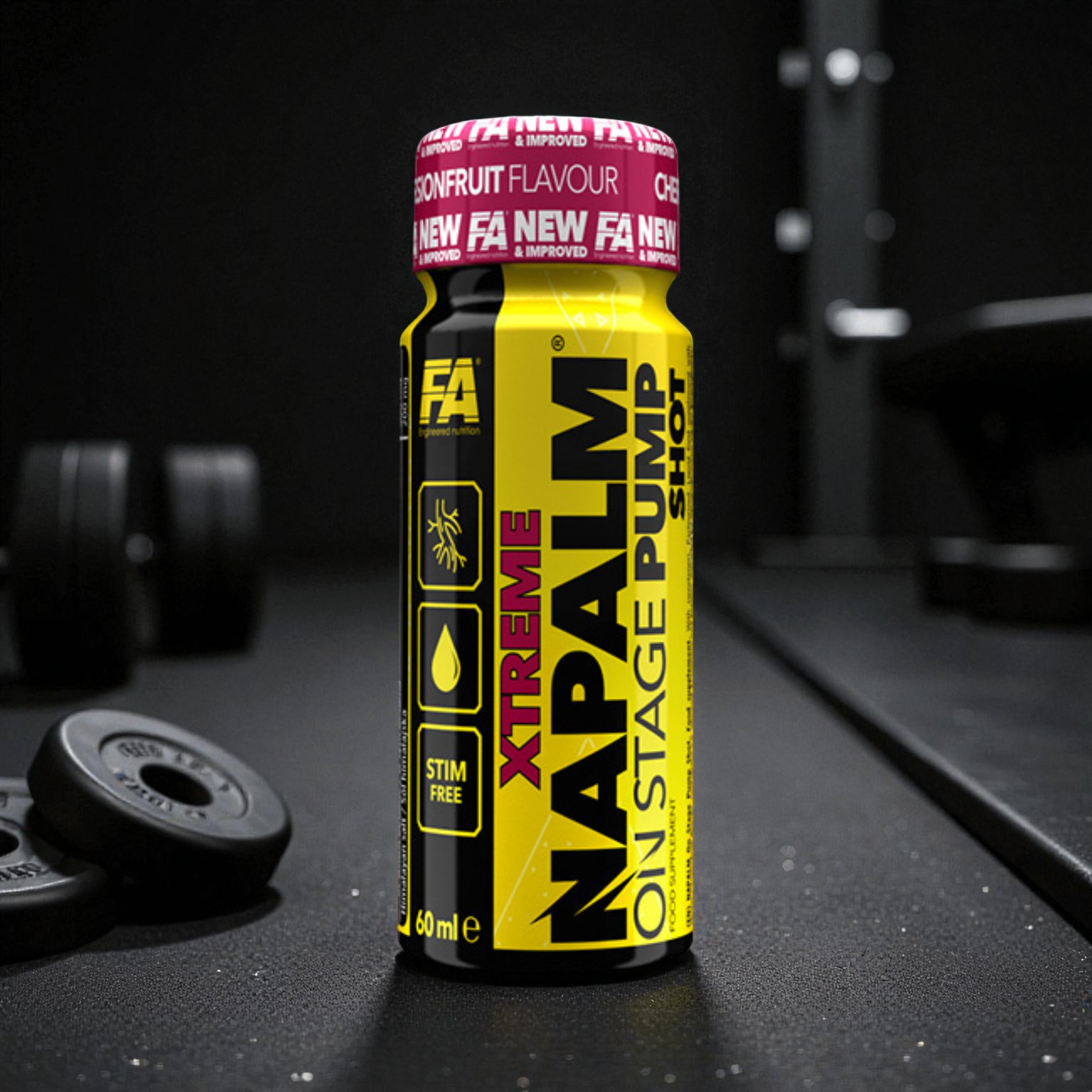 FITNESS AUTHORITY - Xtreme Napalm On Stage SF Shot - 24x 3x 60ml