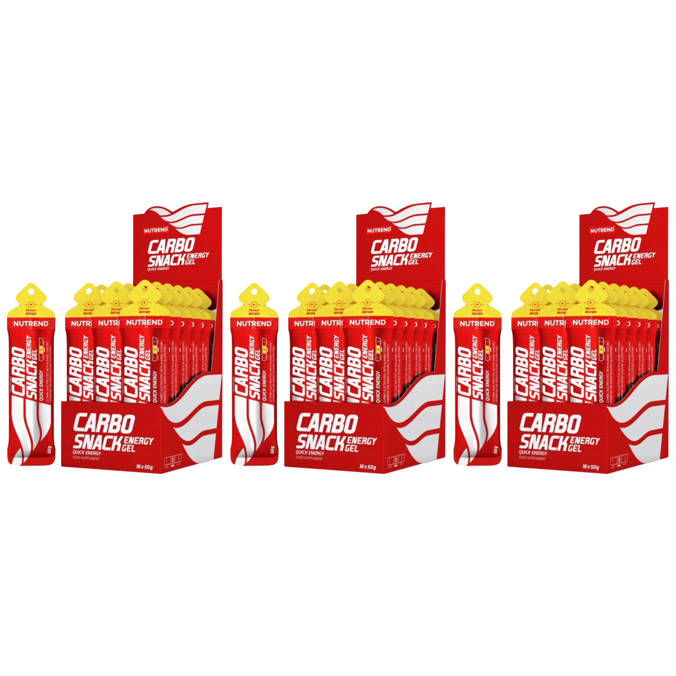 NUTREND - Carbosnack - 18x 3x 50g