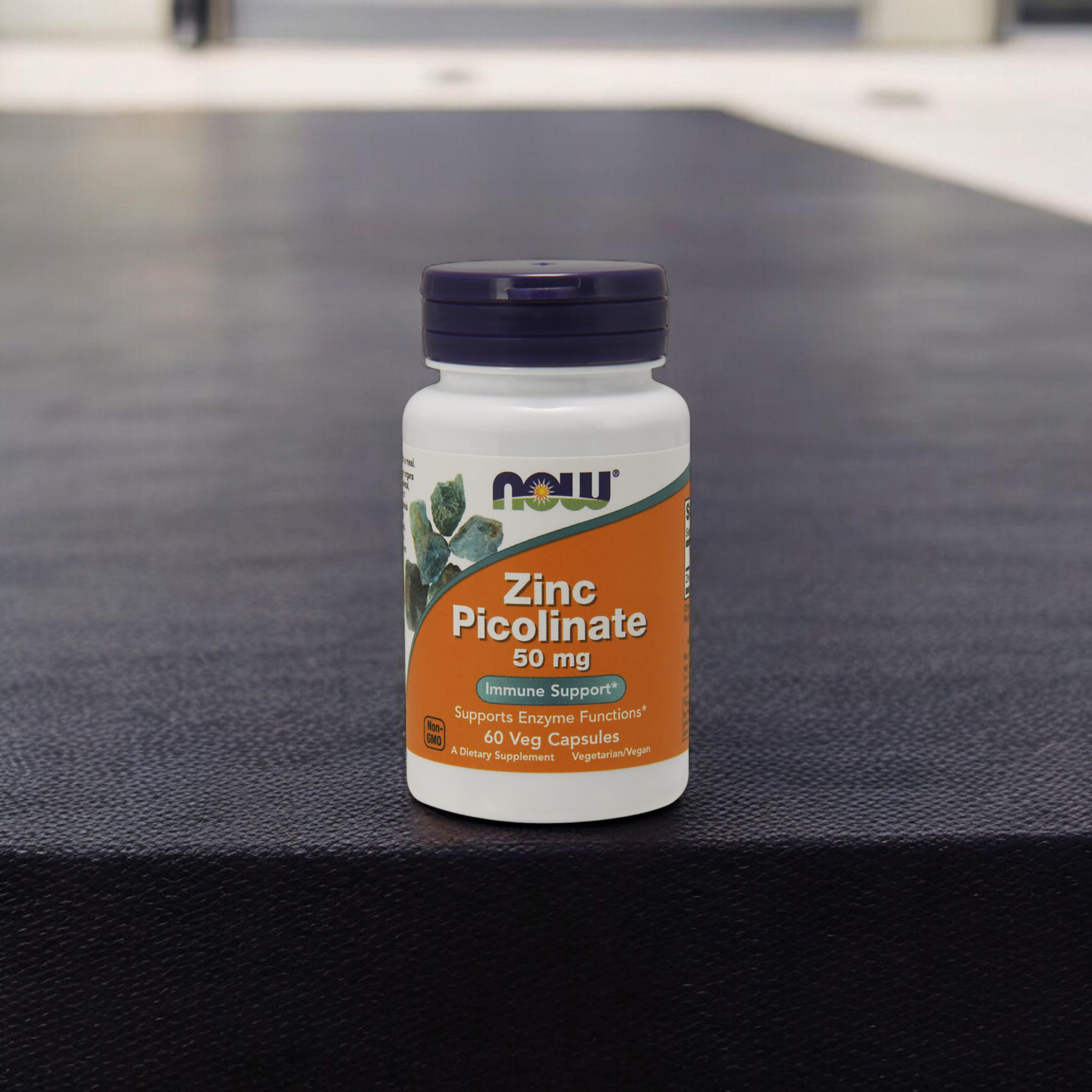 NOW Zinc Picolinate 50mg - 2x 60vegcaps.