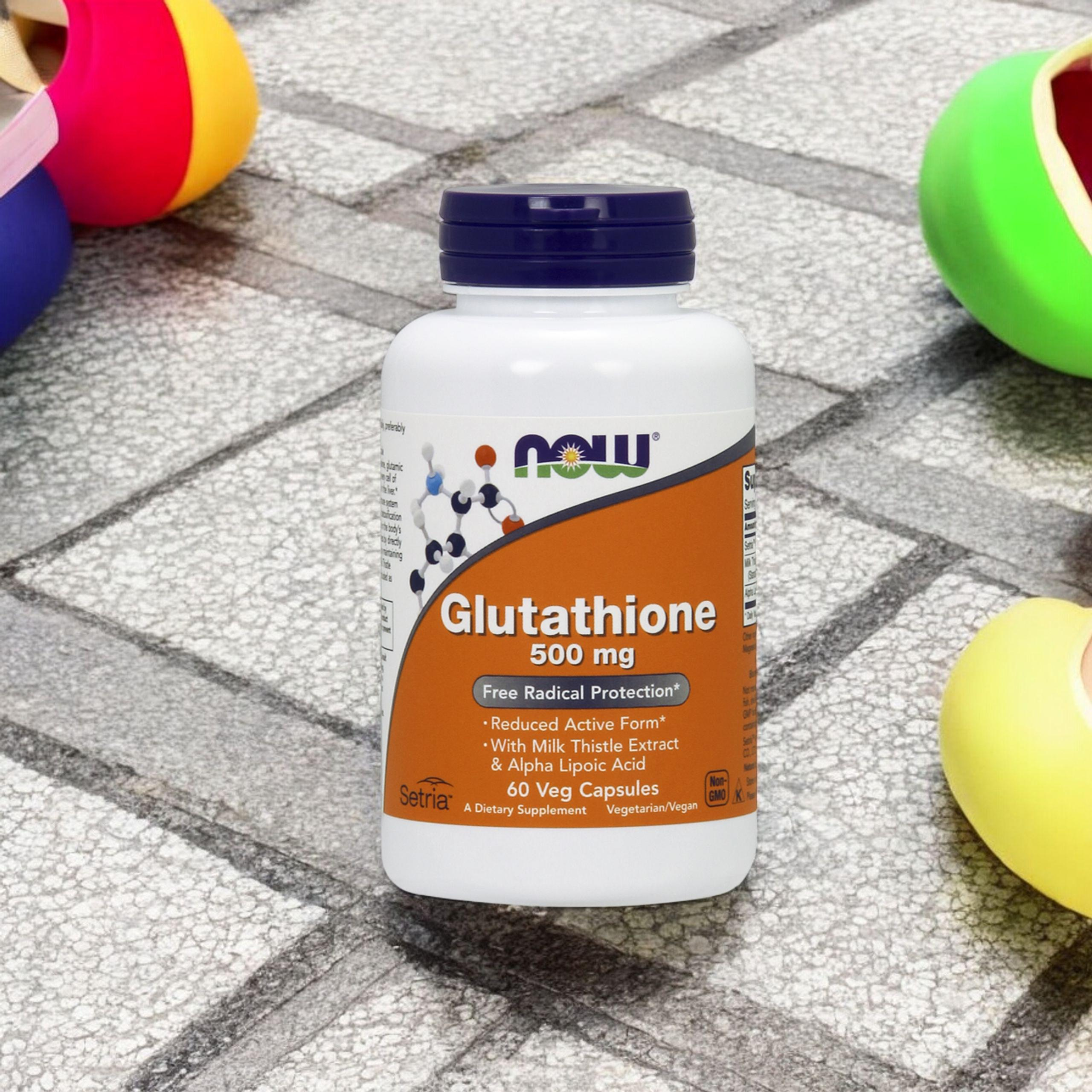NOW Glutathione 500mg - 2x 60vcaps.