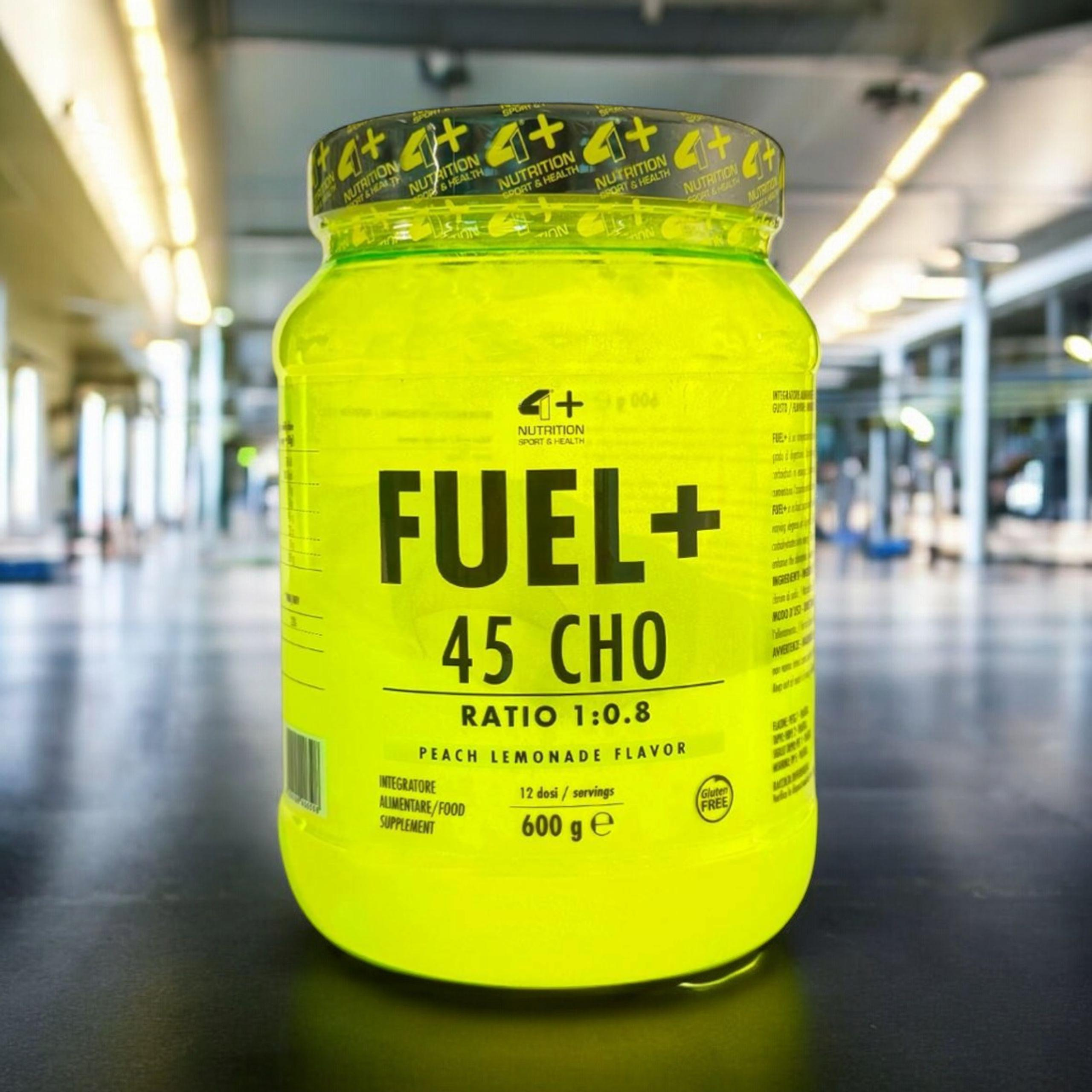 4+ NUTRITION - Fuel+ 45 CHO - 600g - Peach Lemonade