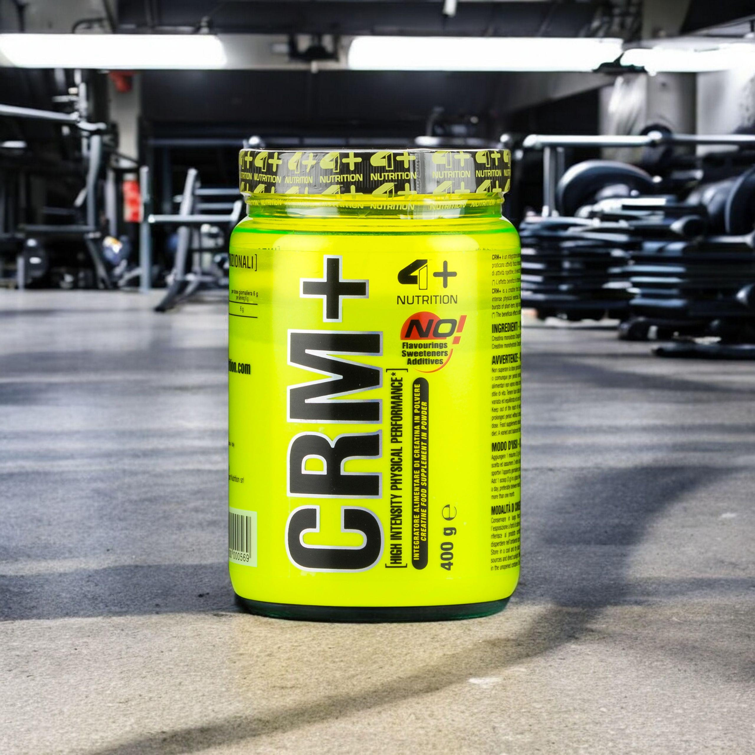 4+ NUTRITION Creatine Monohydrate Creapure CRM+ - 2x 400g