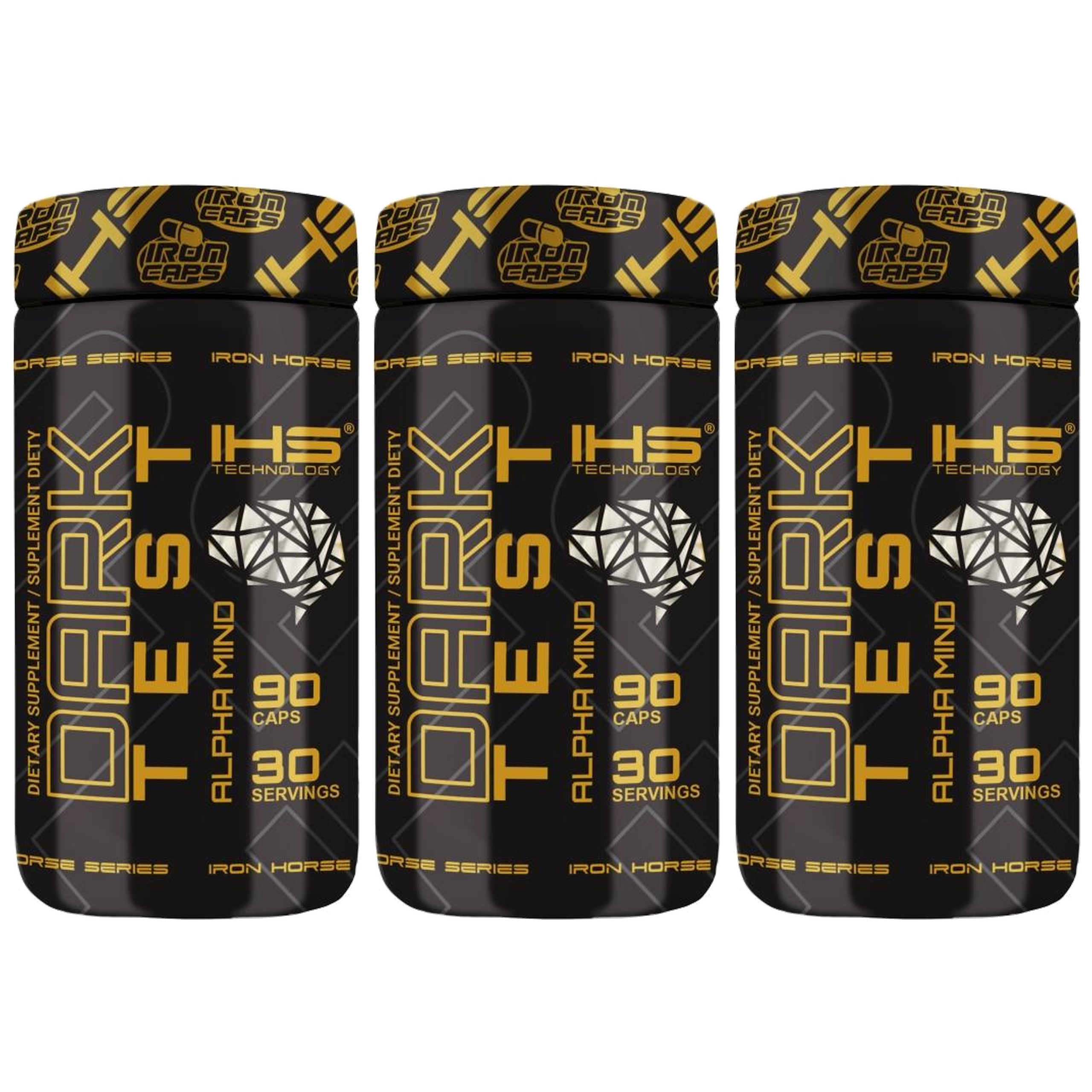 IRON HORSE - Alpha Mind - 3x 90caps.