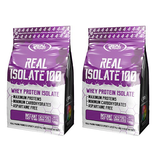 REAL PHARM Real Isolate 100 - 2x 700g