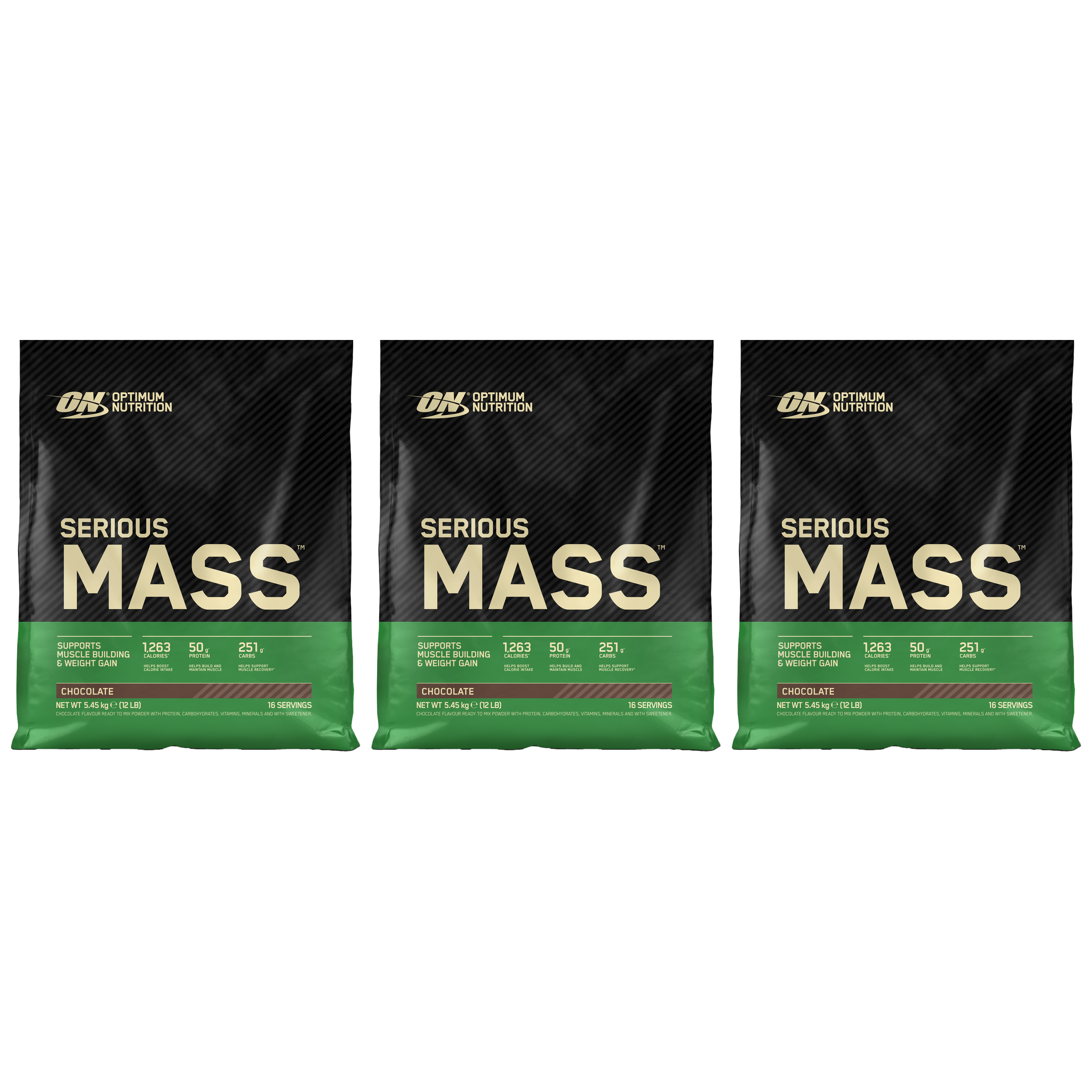 OPTIMUM NUTRITION Serious Mass - 3x 5450g