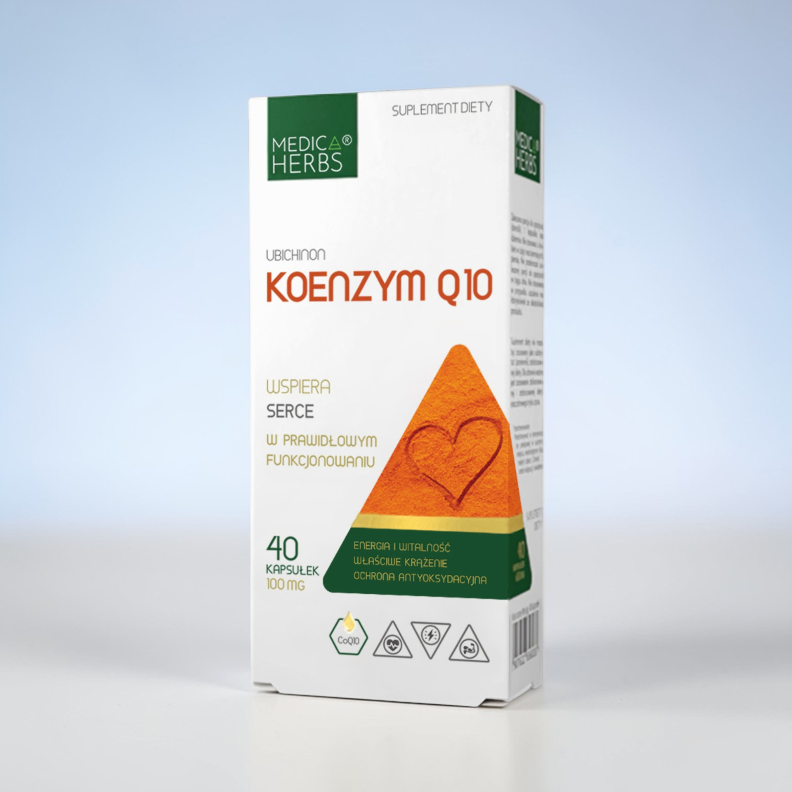 MEDICA HERBS - Koenzym Q10 100mg - 2x 40caps.