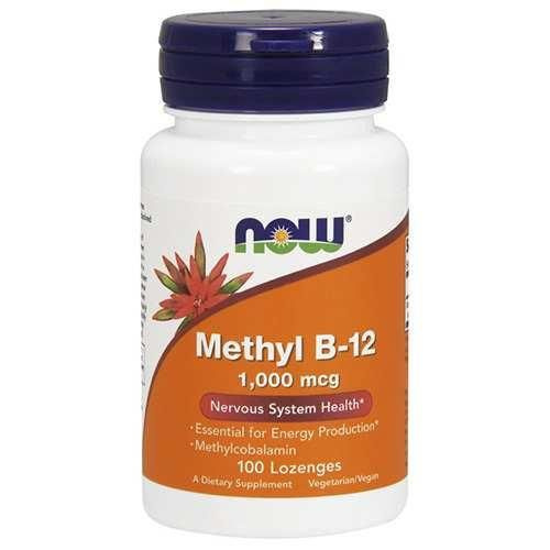 NOW Methyl B-12 1000mcg - 3x 100 lozenges