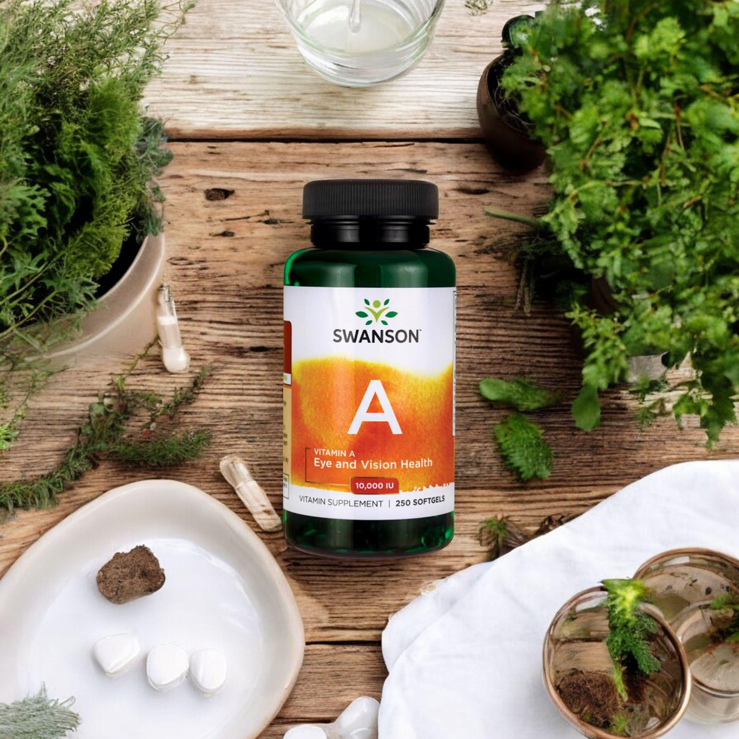 SWANSON Vitamin A 10000IU - 2x 250softgels