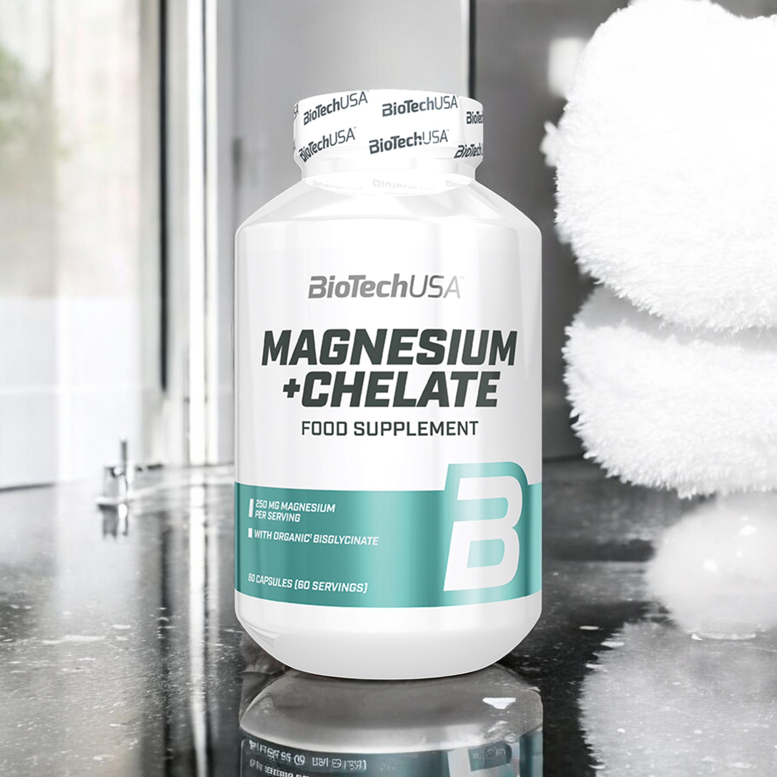 BioTech USA Magnesium + Chelate - 2x 60caps