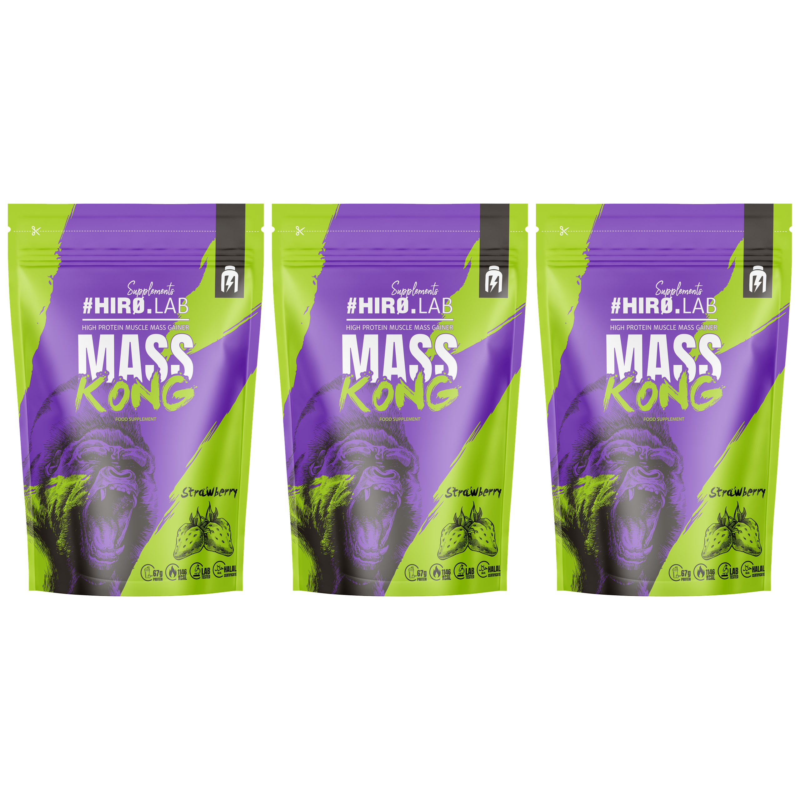 HIRO.LAB Mass Kong - 3x 1000g