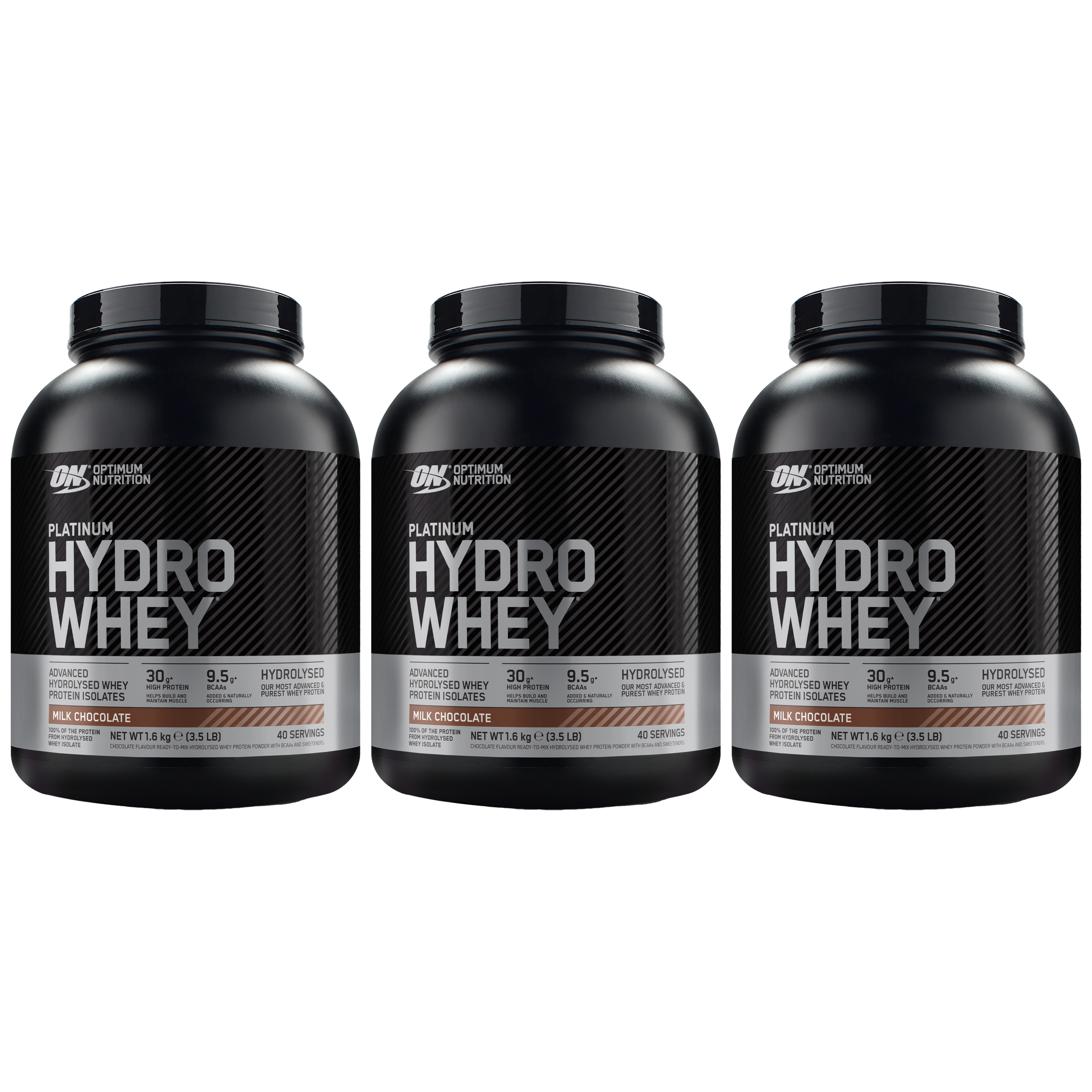 OPTIMUM NUTRITION Platinum Hydro Whey - 3x 1600g