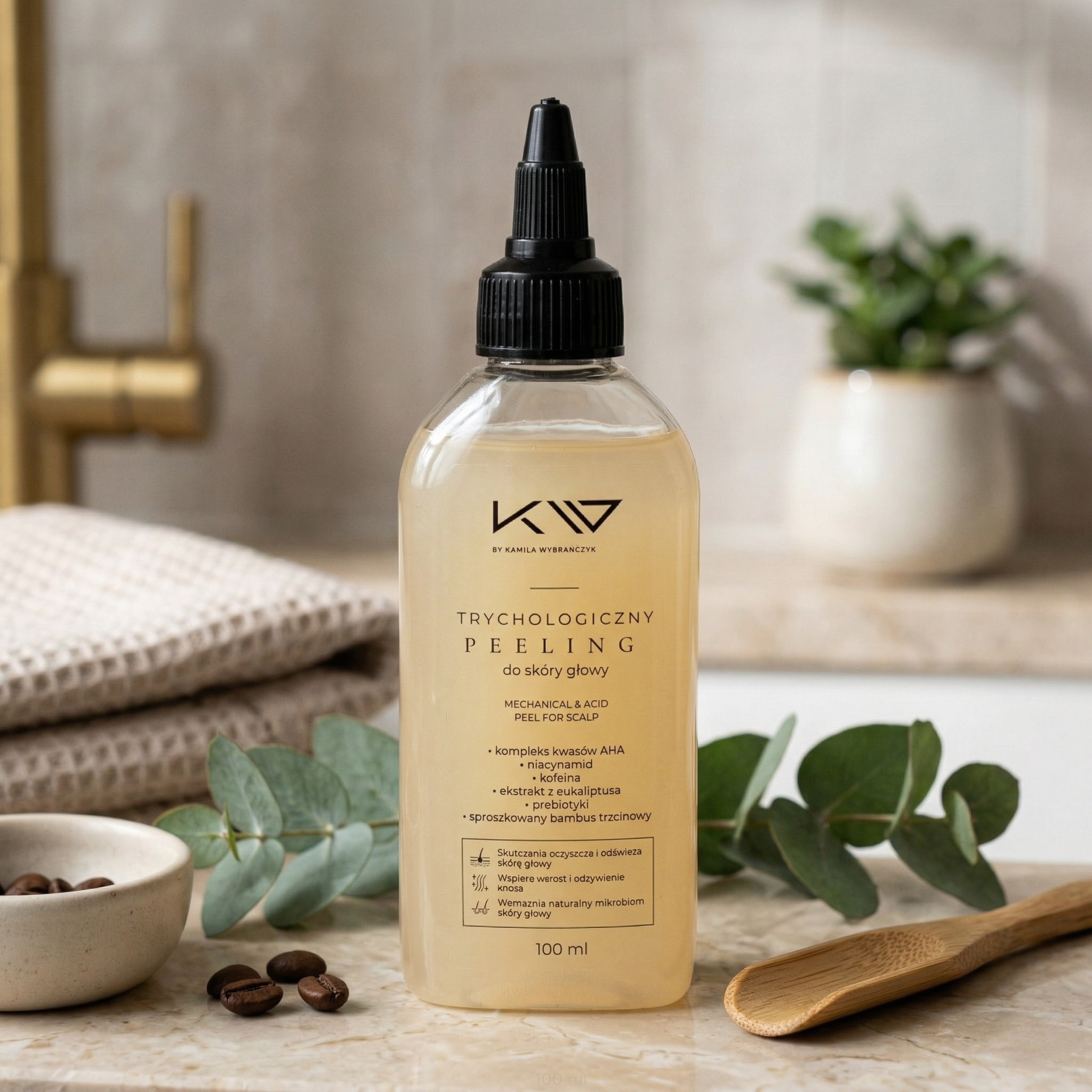 KAMILA WYBRAŃCZYK - Trycholologiczny Peeling do Skóry Głowy - 2x 100ml