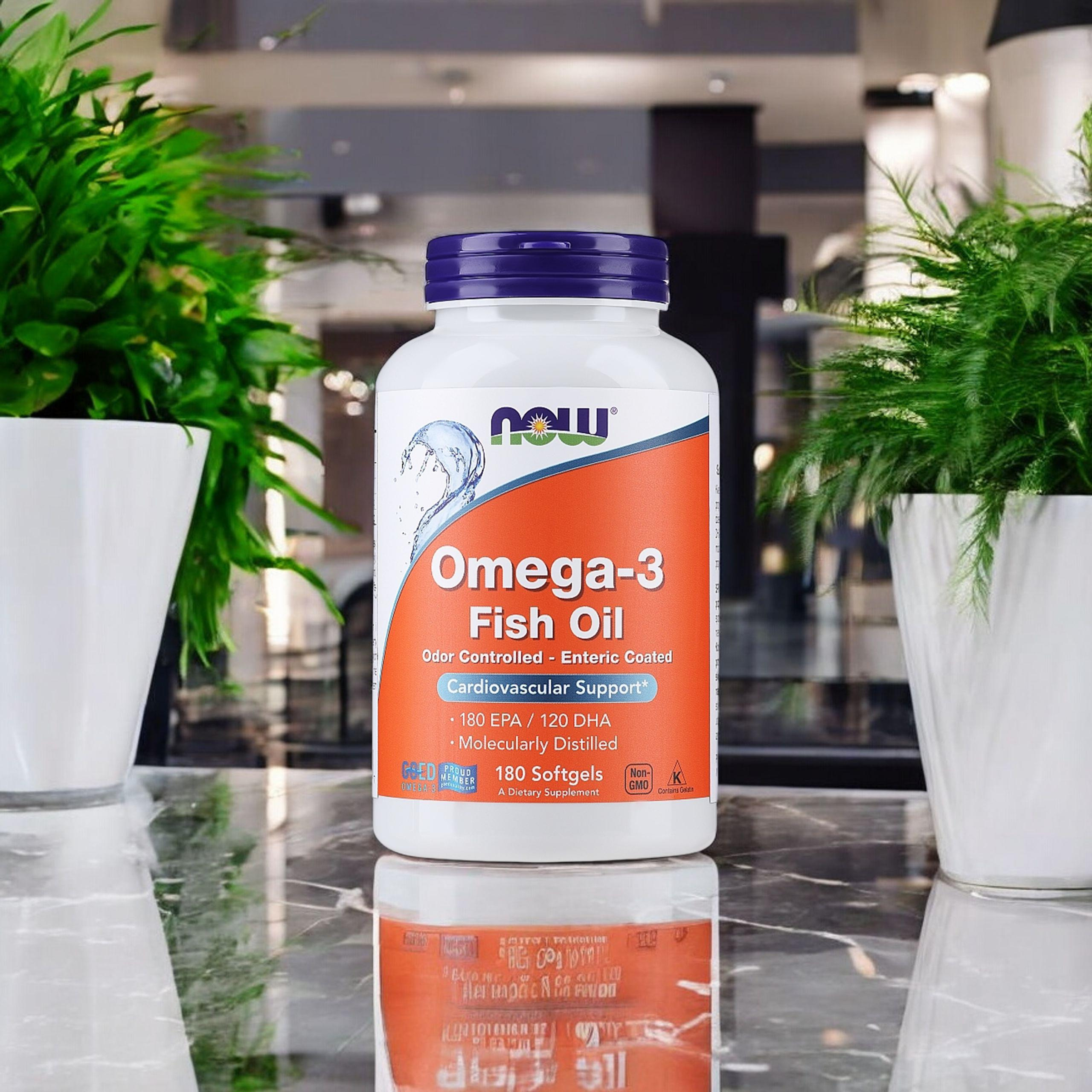 NOW Omega-3 180 EPA / 120 DHA - 3x 180softgels