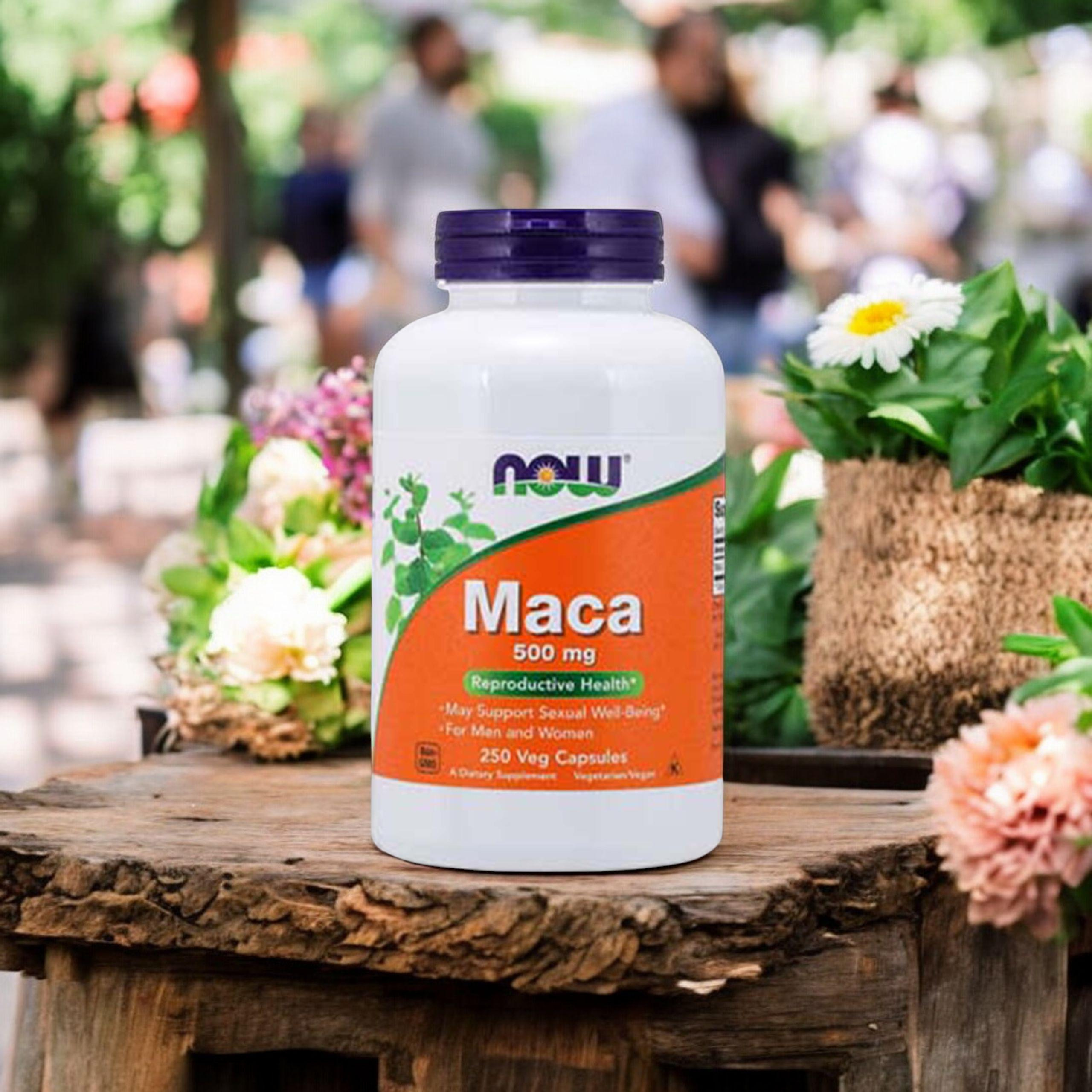 NOW Maca 500mg - 3x 250vcaps.