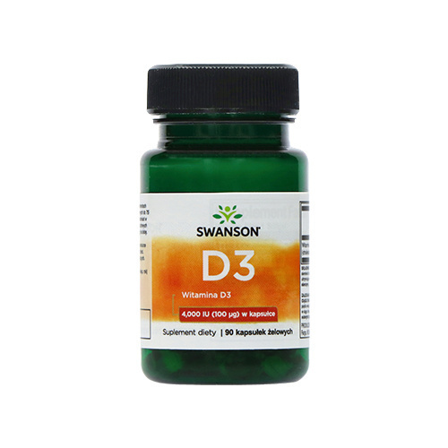 SWANSON Vitamin D3 4000IU - 3x 90softgels