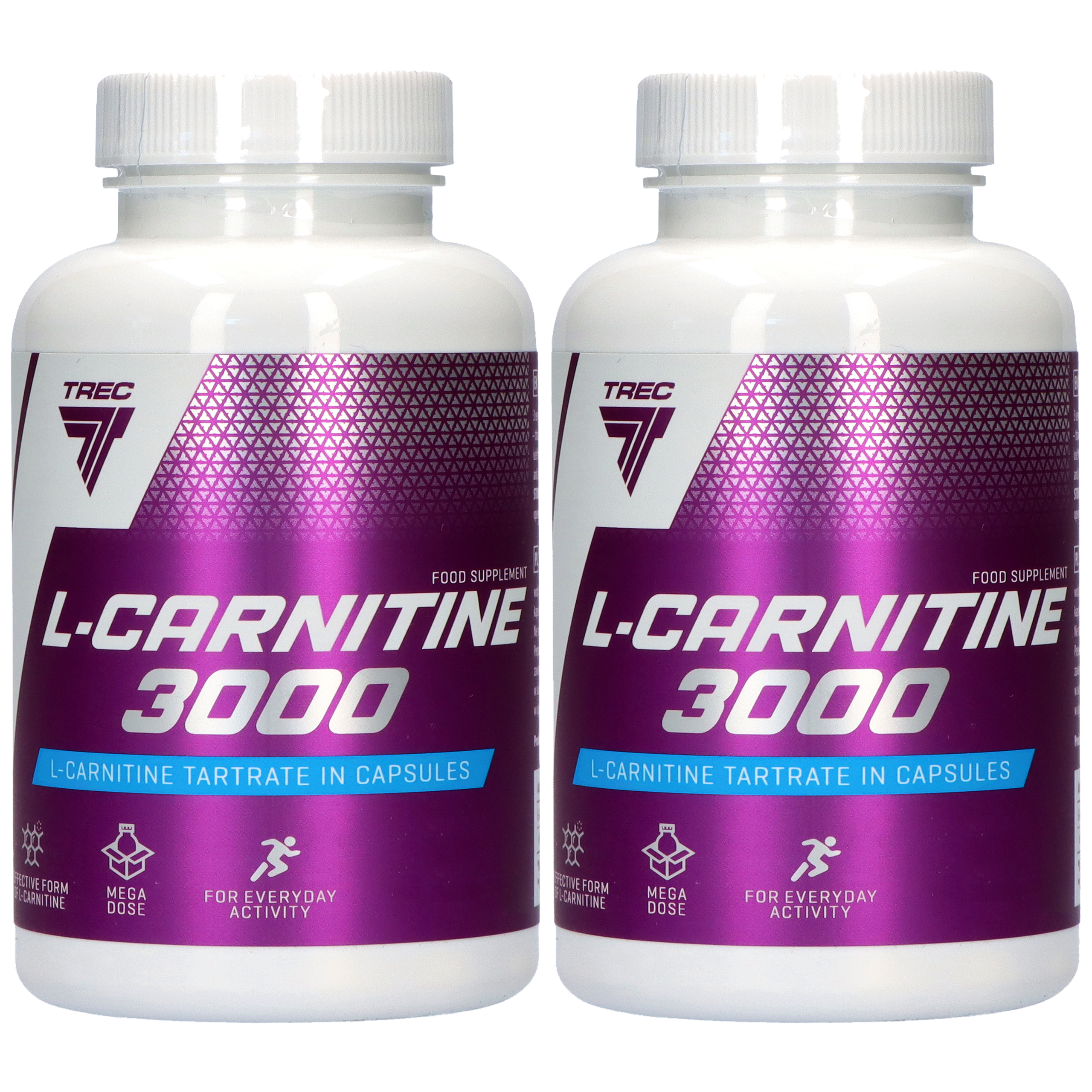 TREC L-Carnitine 3000 - 120caps. - 2x L-Karnityna