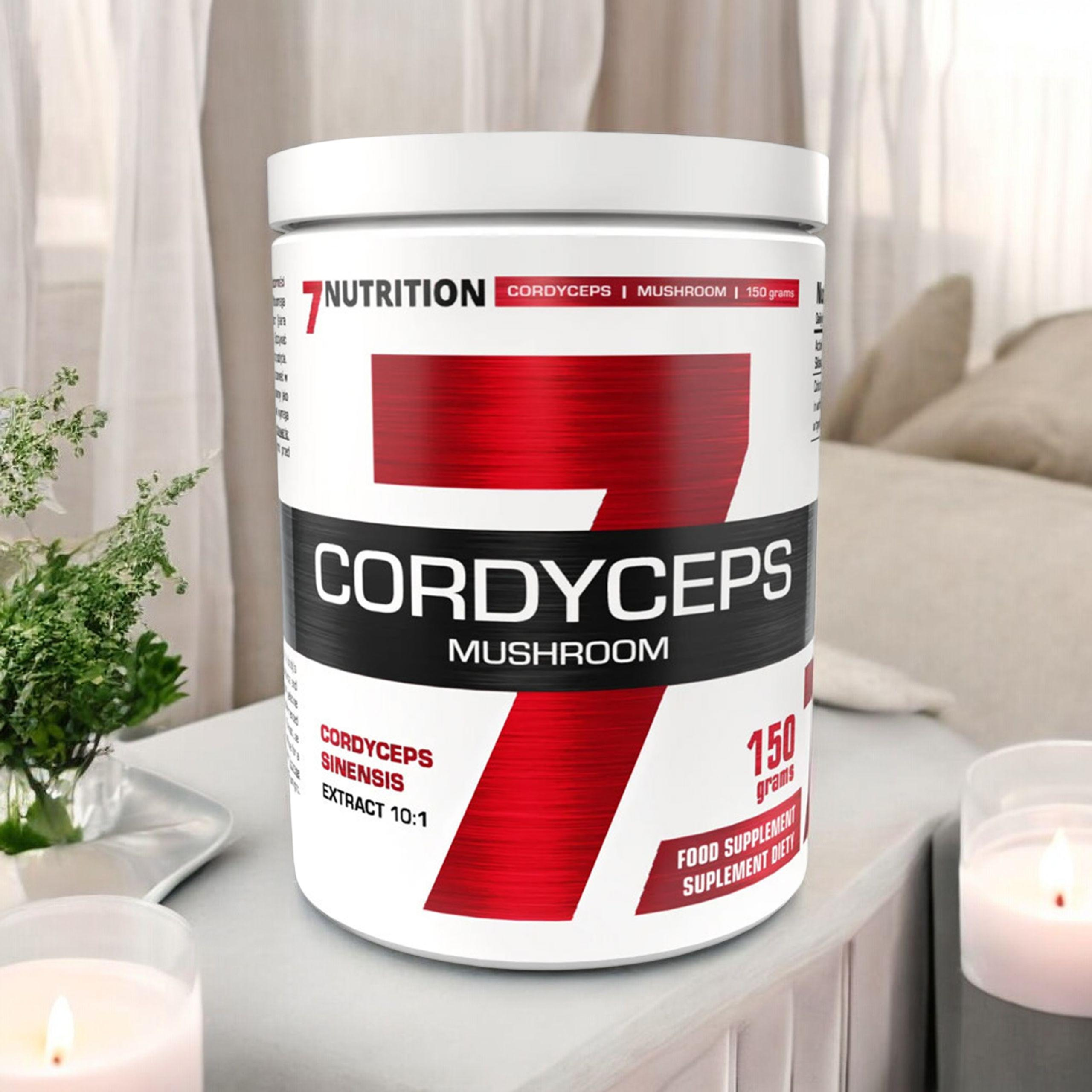 7 NUTRITION Cordyceps Mushroom - 2x 150g - Maczużnik chiński