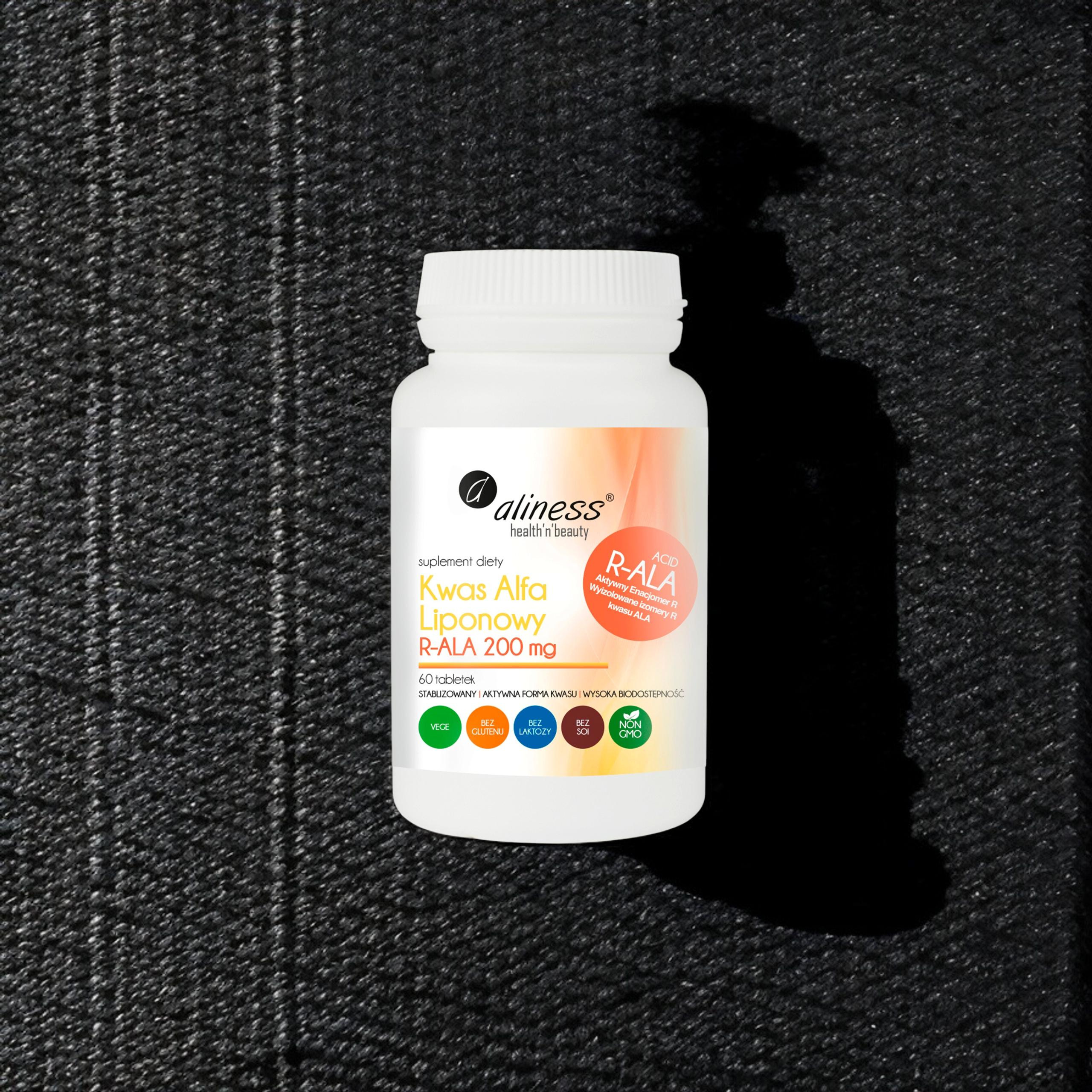 ALINESS - Alfa Liponowy R-ALA 200mg - 60tabs.