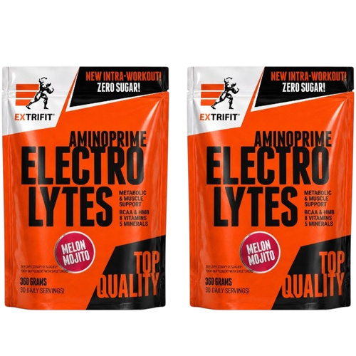 EXTRIFIT - Aminoprime Electrolytes - 2x 360g - Melon Mojito